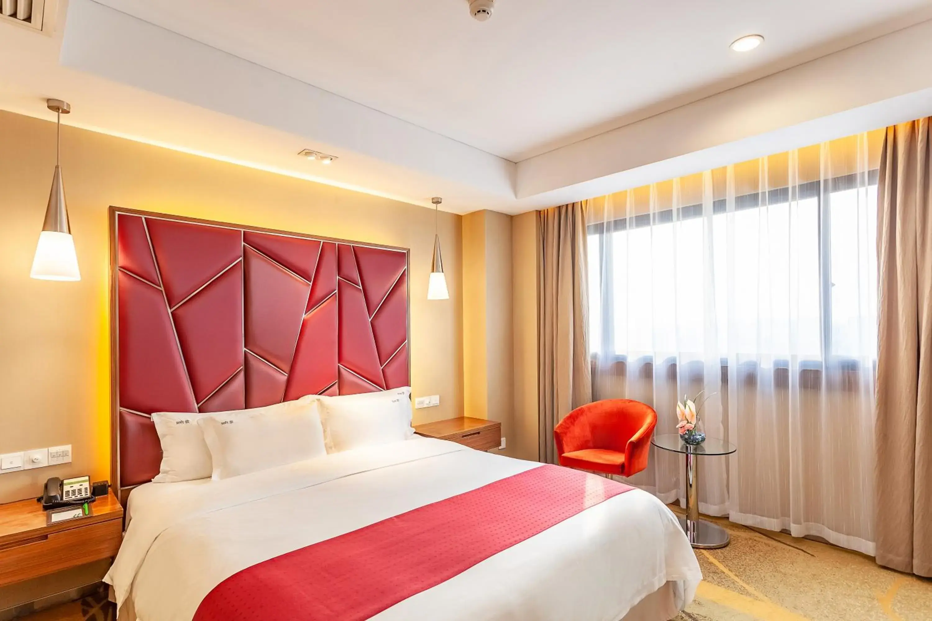 Bed in Holiday Inn Hefei, an IHG Hotel