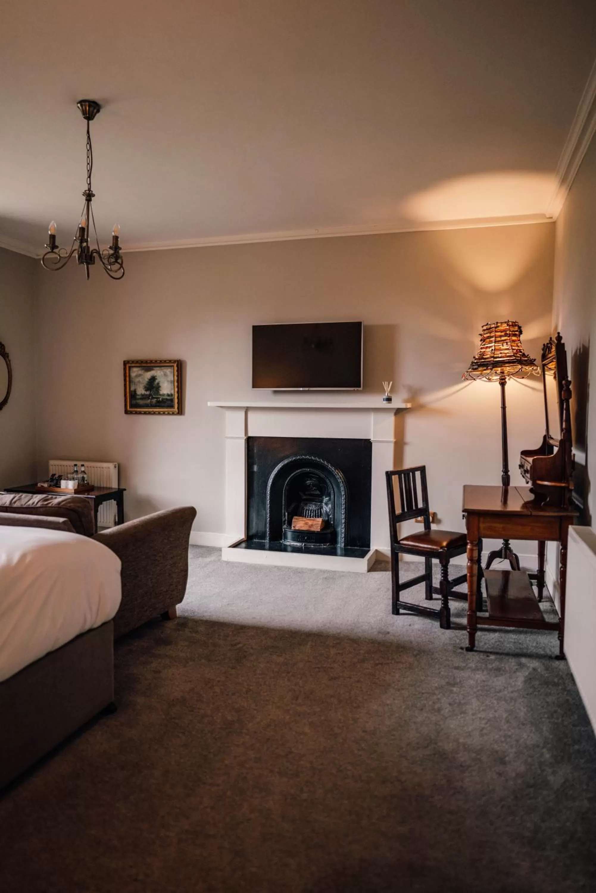 Bedroom, Bed in Forss House