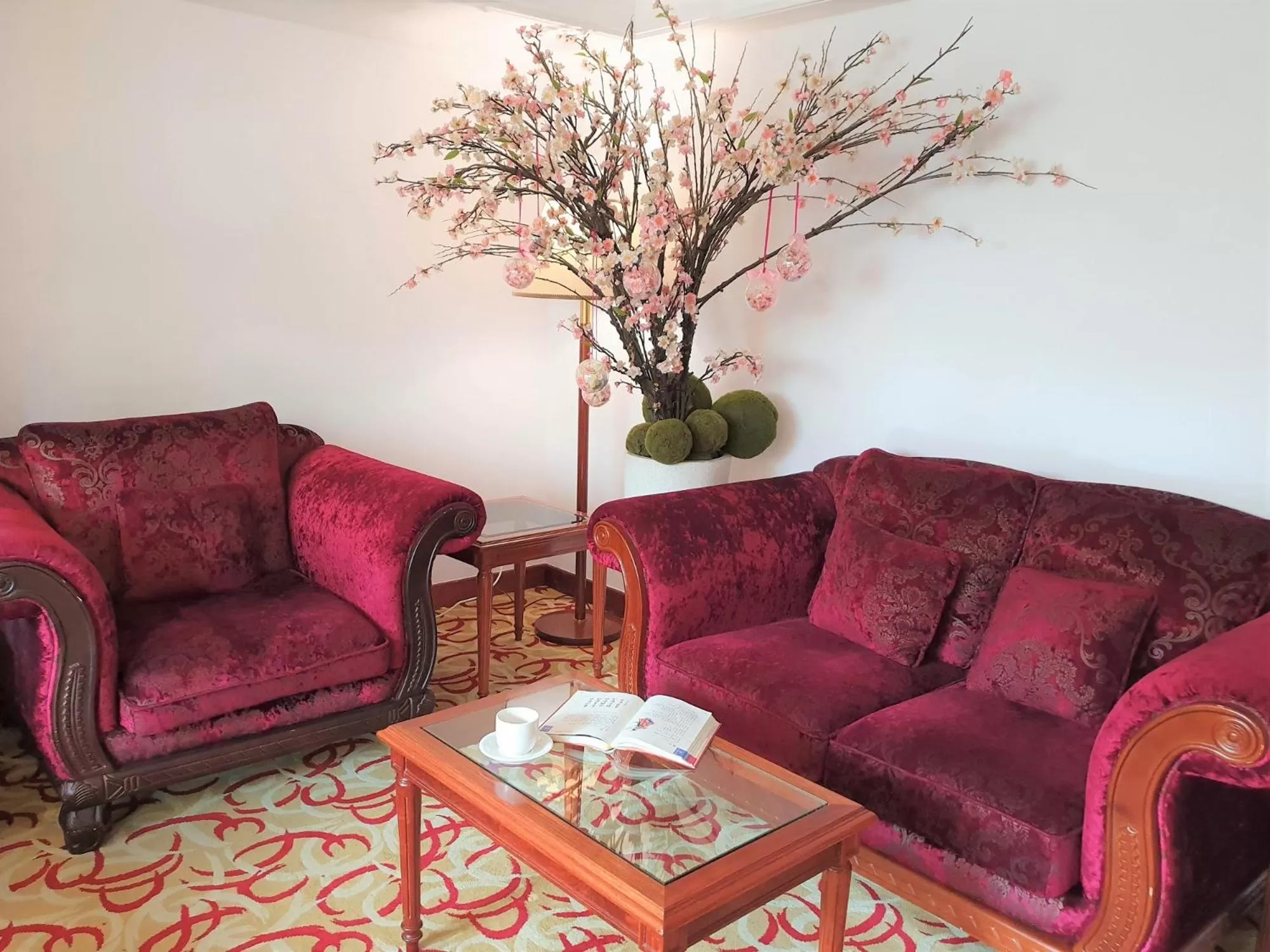 Decorative detail in Chyuan Du Spring Resort