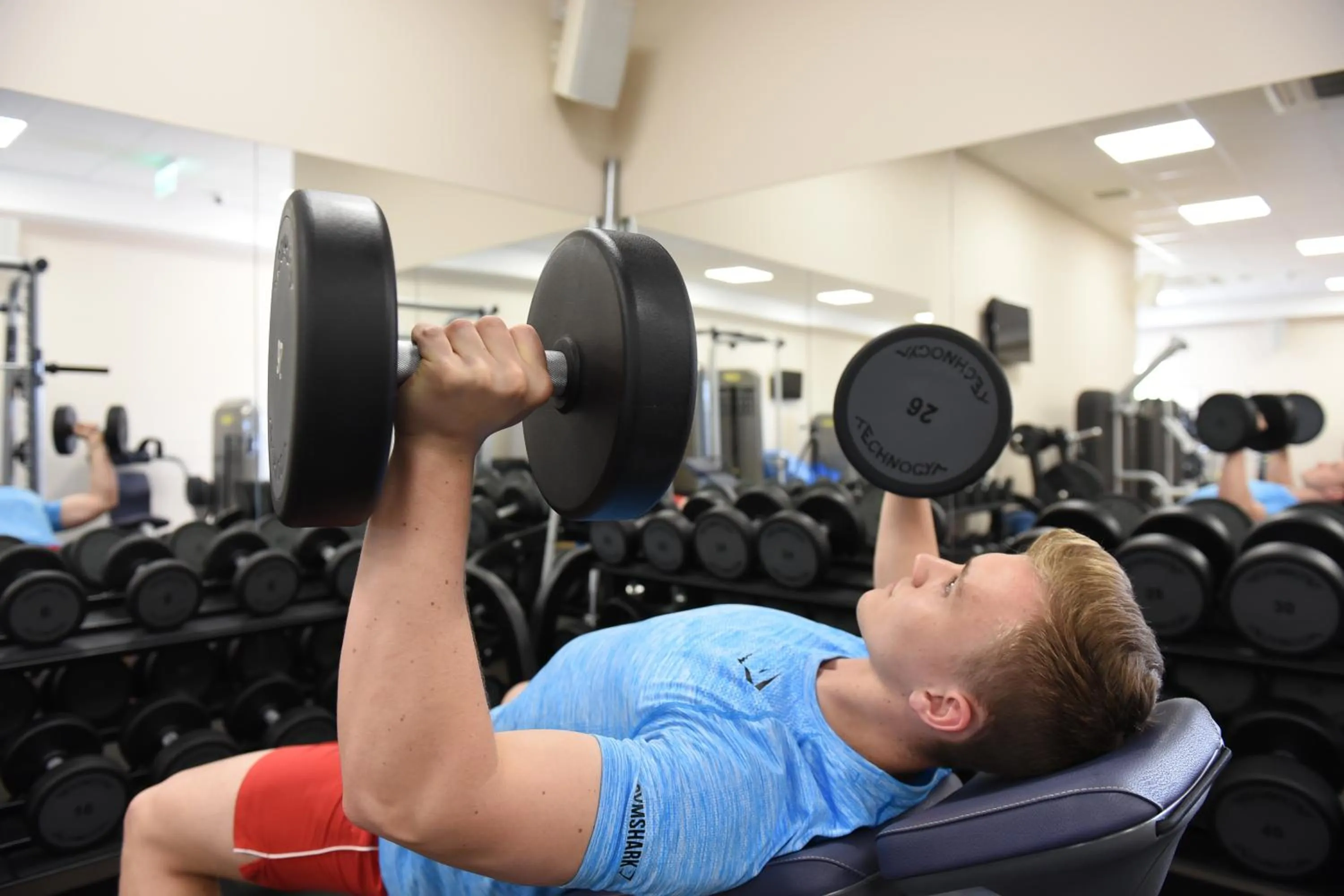 Fitness centre/facilities in Southview Park Hotel