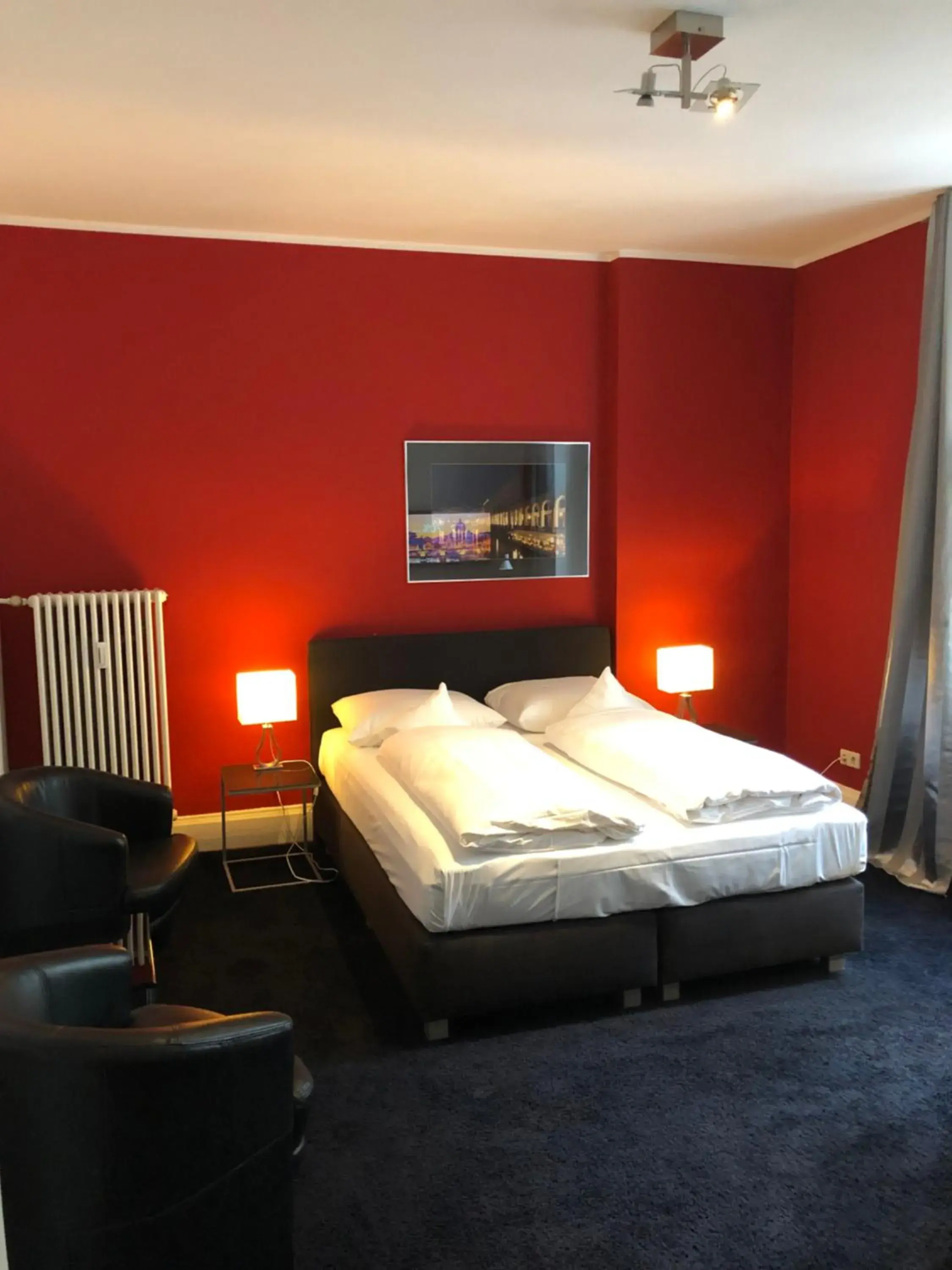 Bedroom, Bed in Hotel Wagner im Dammtorpalais