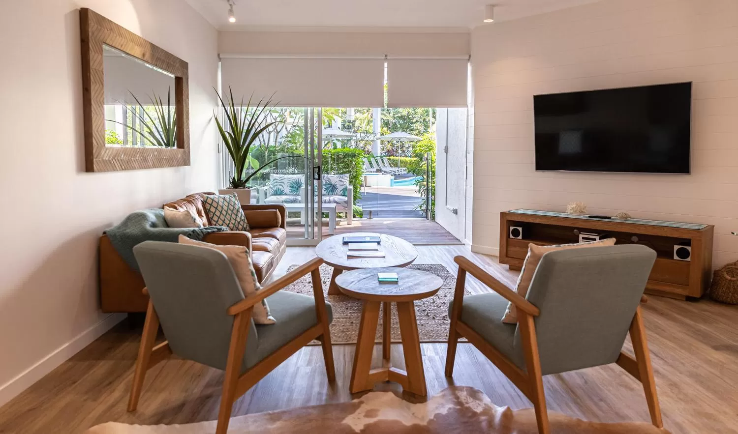 Living room in Beaches Holiday Apartments - Official Onsite Reception & Check In