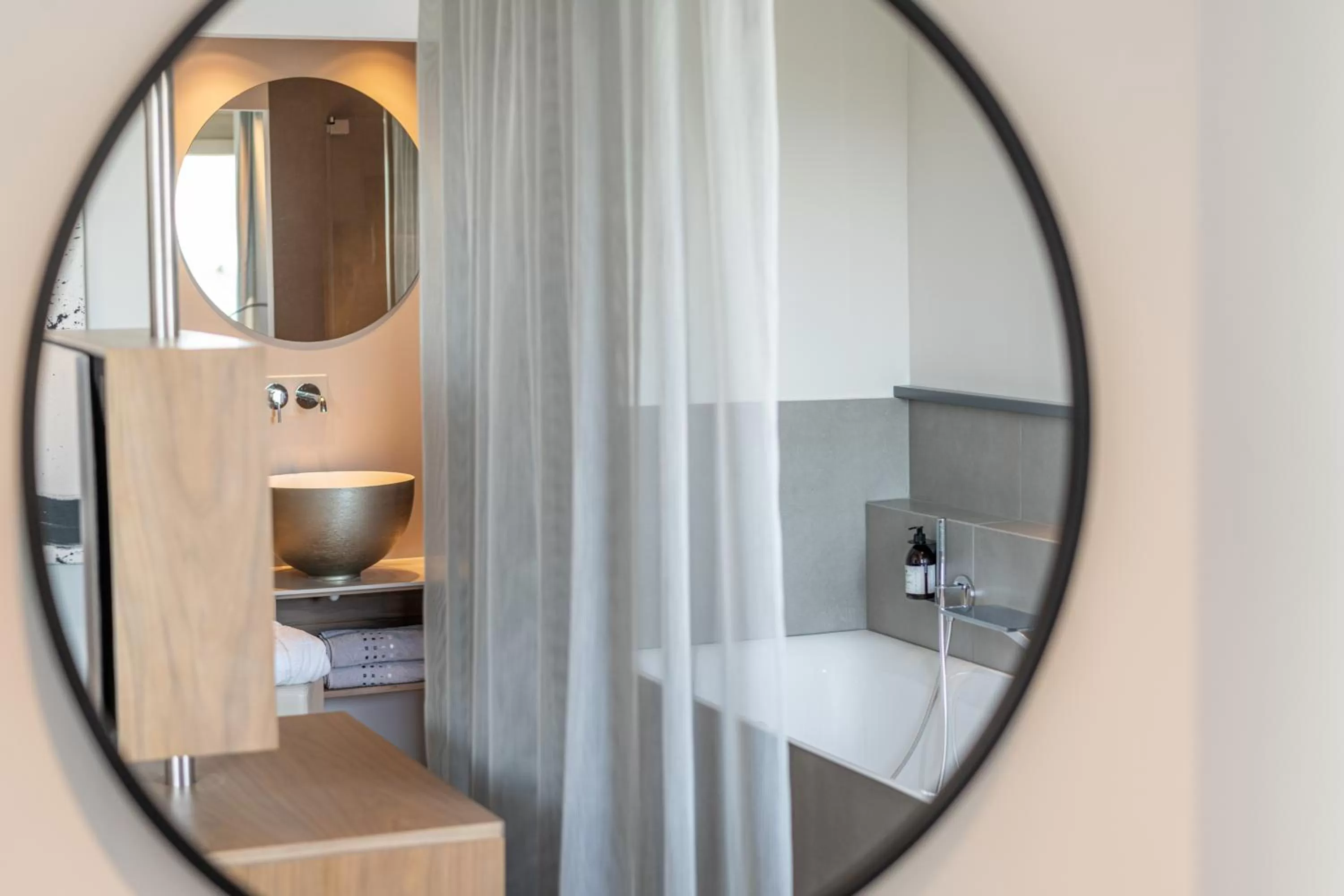 Bathroom in hirschen dornbirn - das boutiquestyle hotel - skyrelax & wellness im rooftop