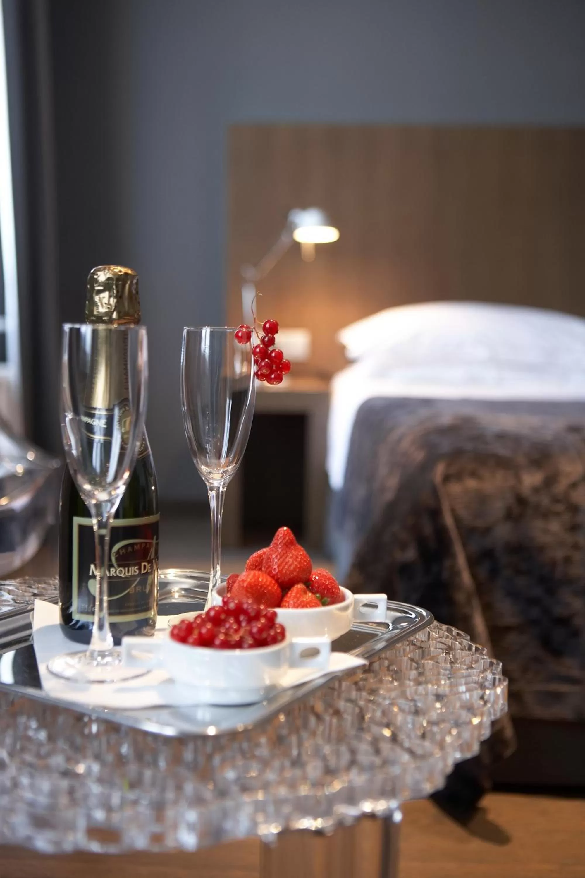 Decorative detail, Bed in Hotel Domus