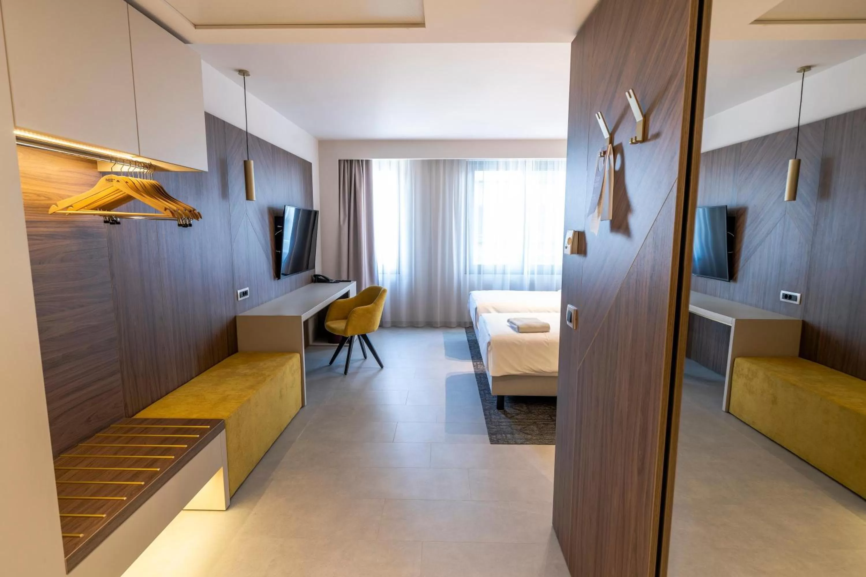 Photo of the whole room, Bed in Austria Trend Hotel Ljubljana