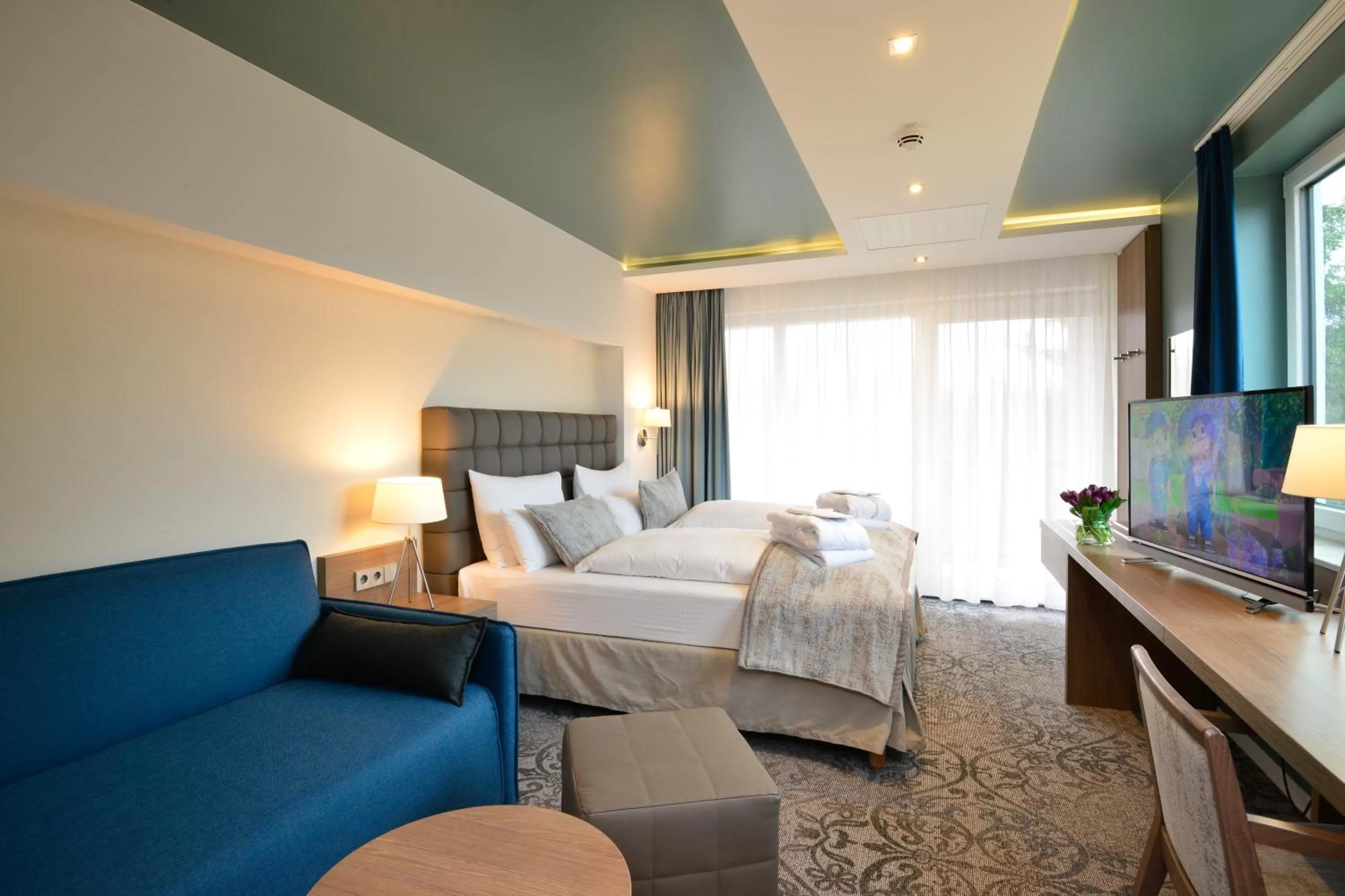 TV and multimedia, Bed in Parkhotel Residenz