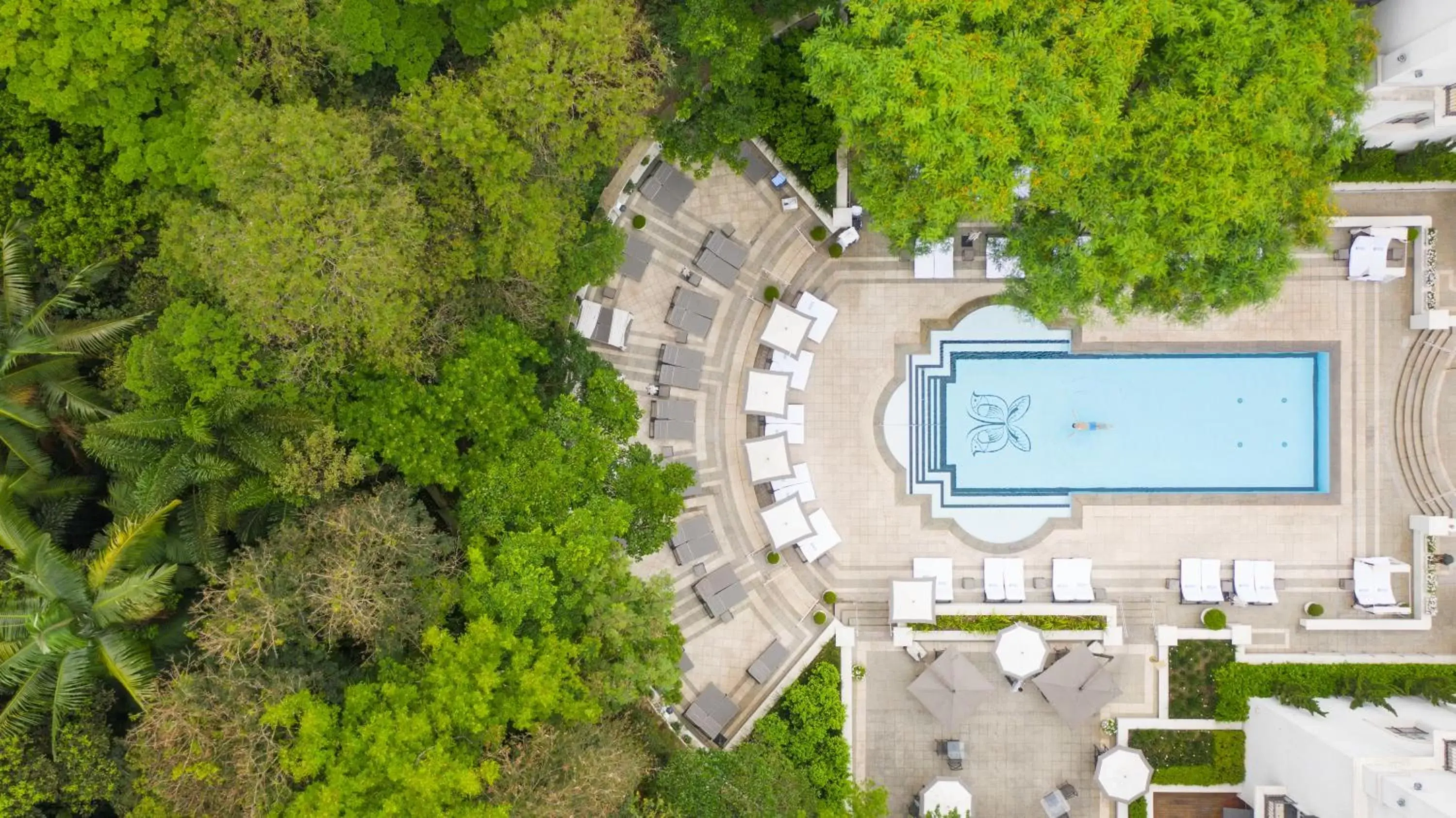 Swimming pool, Bird's-eye View in Palácio Tangará - an Oetker Collection Hotel