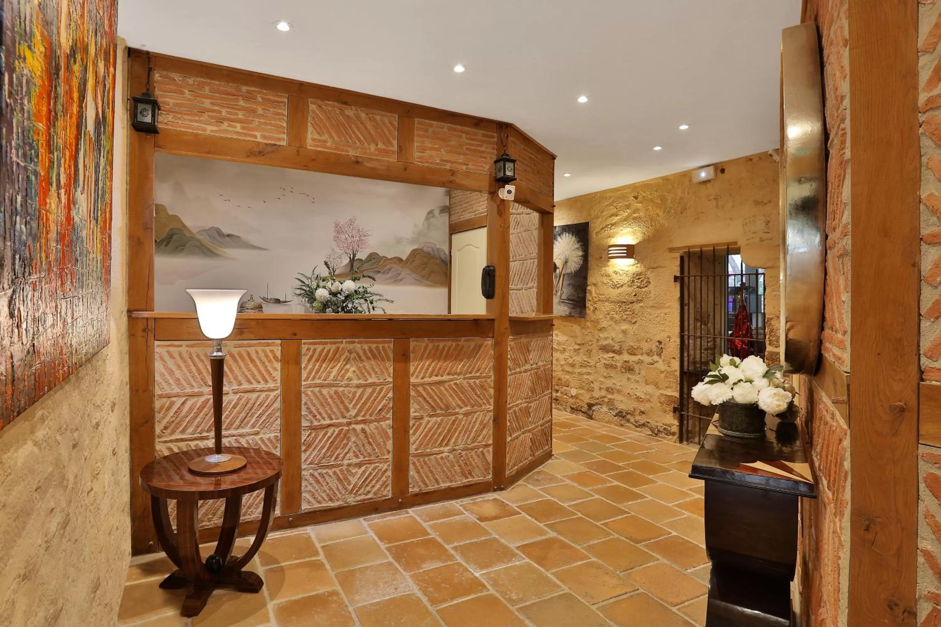 Lobby or reception in La Villa des Consuls - Gîte de tourisme de charme