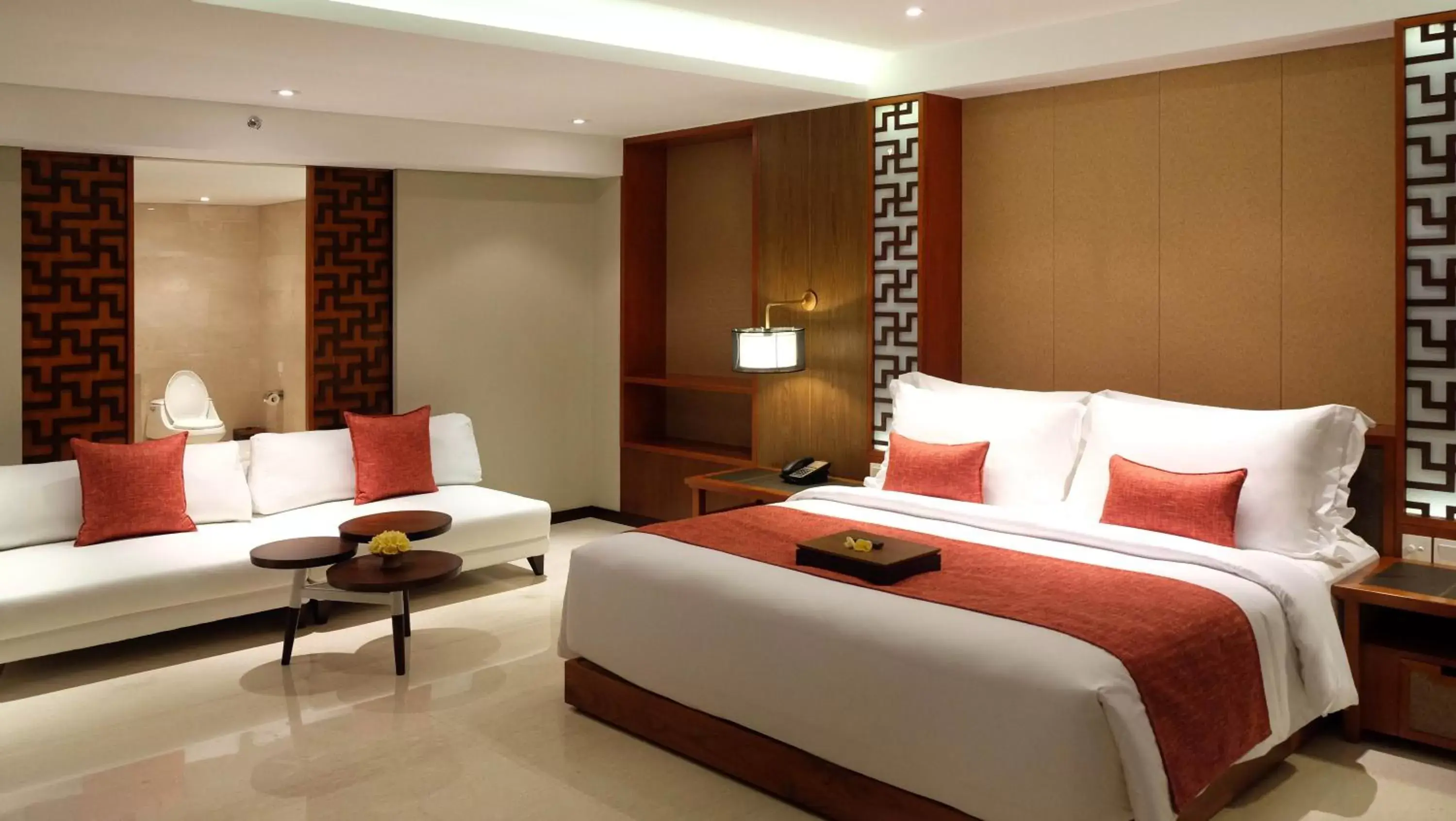 Bed in The Bandha Hotel & Suites
