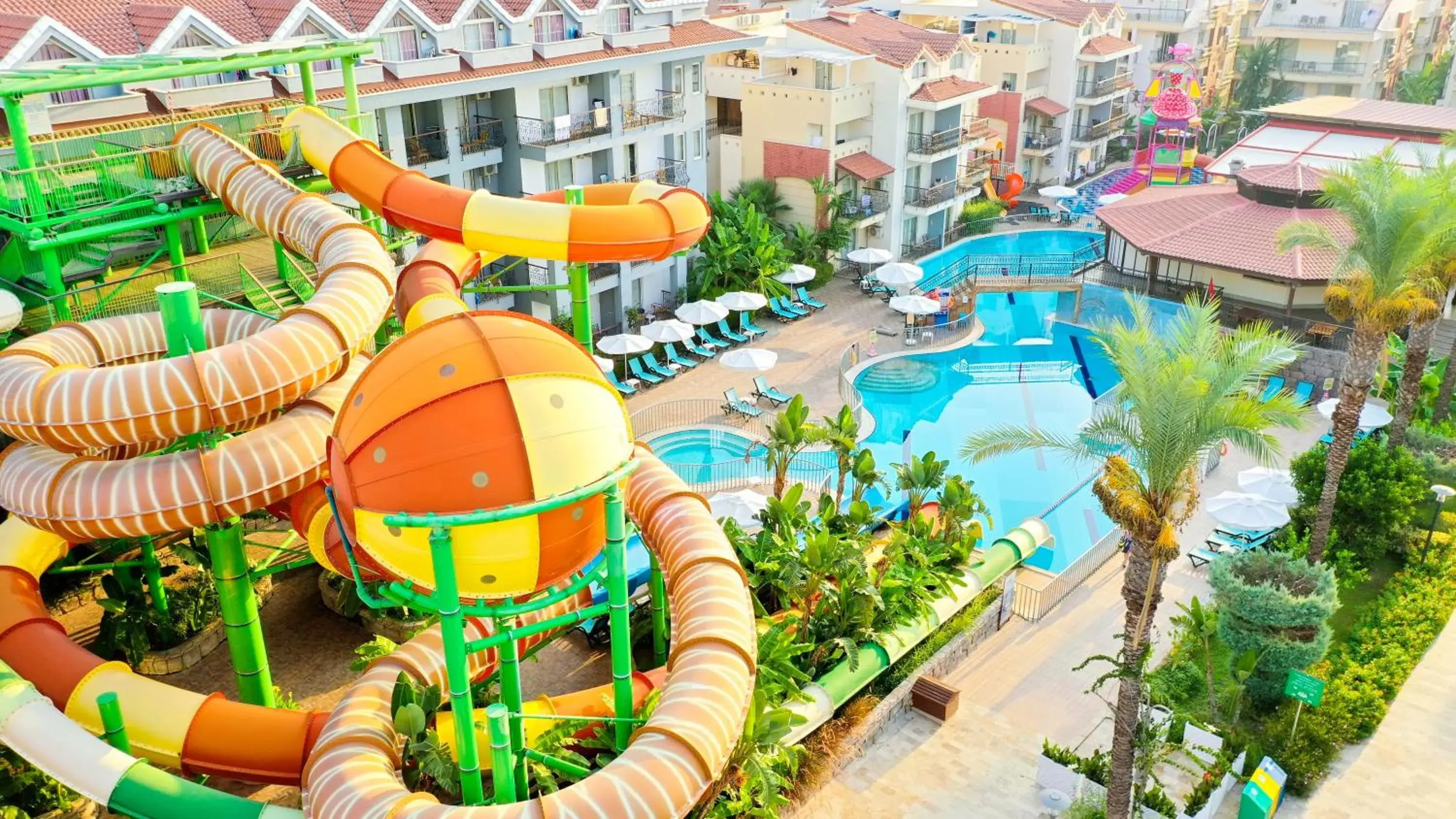 Children play ground, Water Park in Crystal Aura Beach Resort & Spa