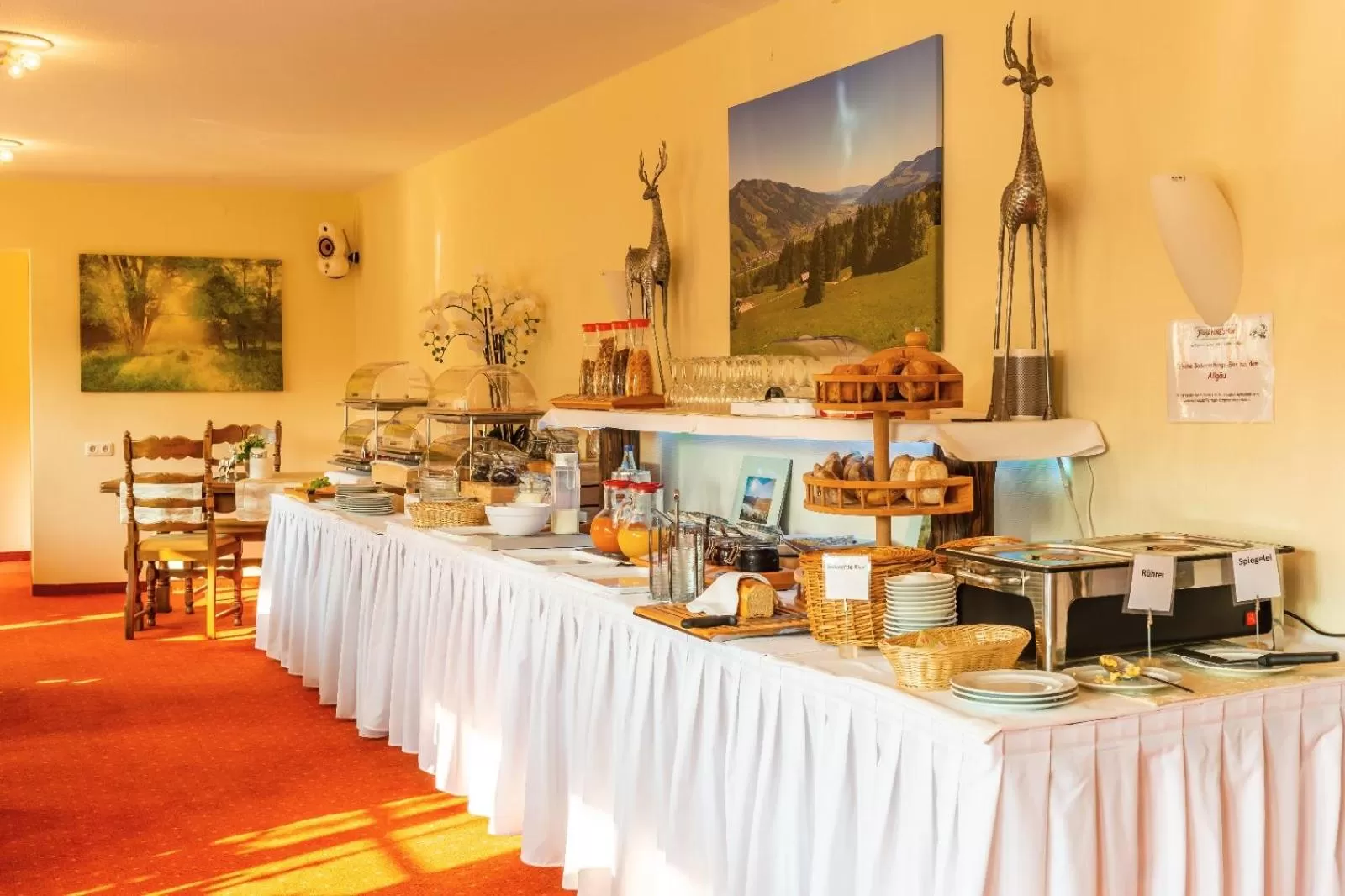 Buffet breakfast in Hotel Neudeck