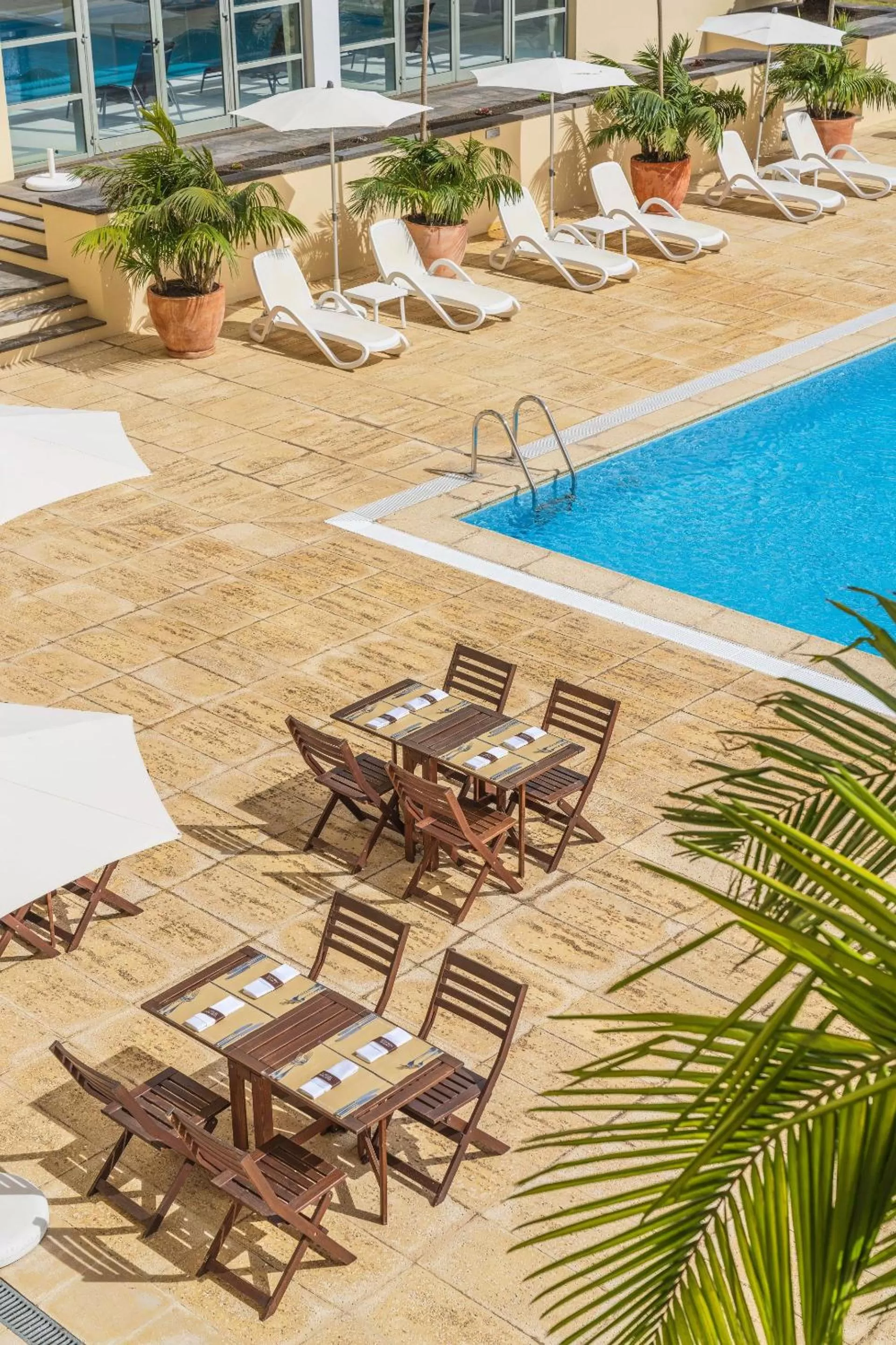 Pool view in Sao Miguel Park Hotel