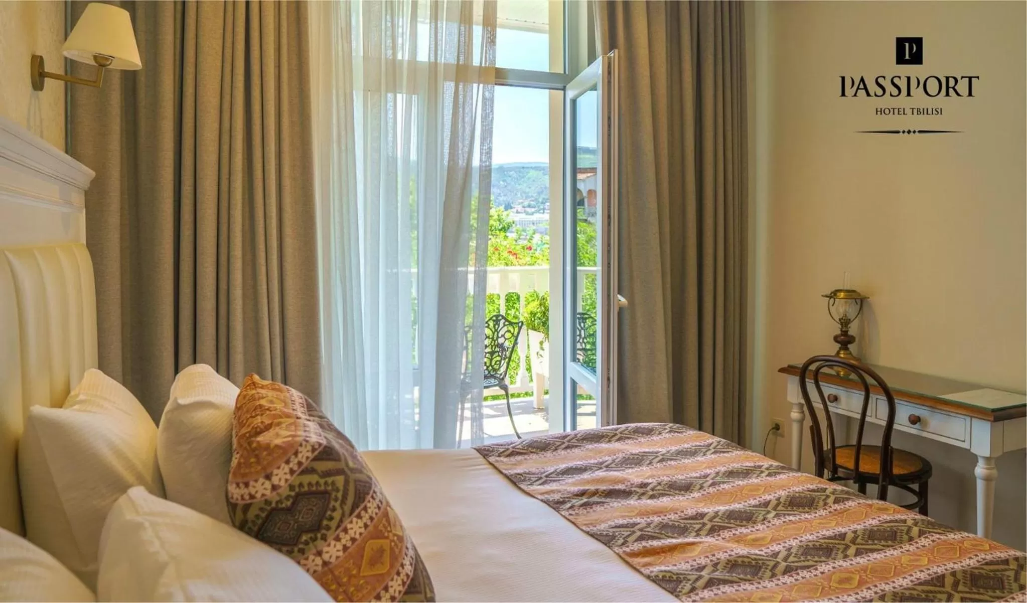 Bed in Hotel Passport Tbilisi