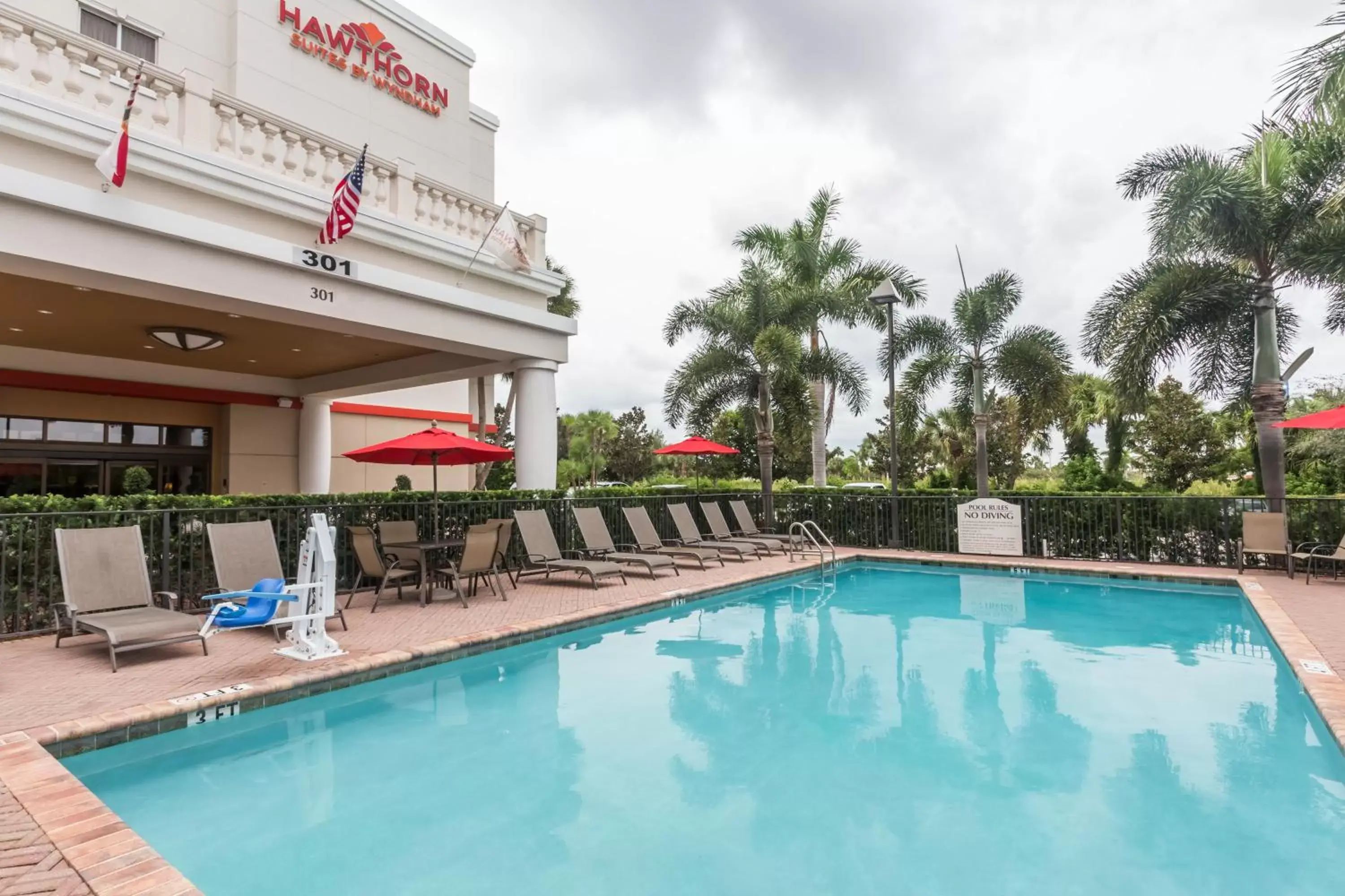 Swimming Pool in Hawthorn Suites by Wyndham West Palm Beach