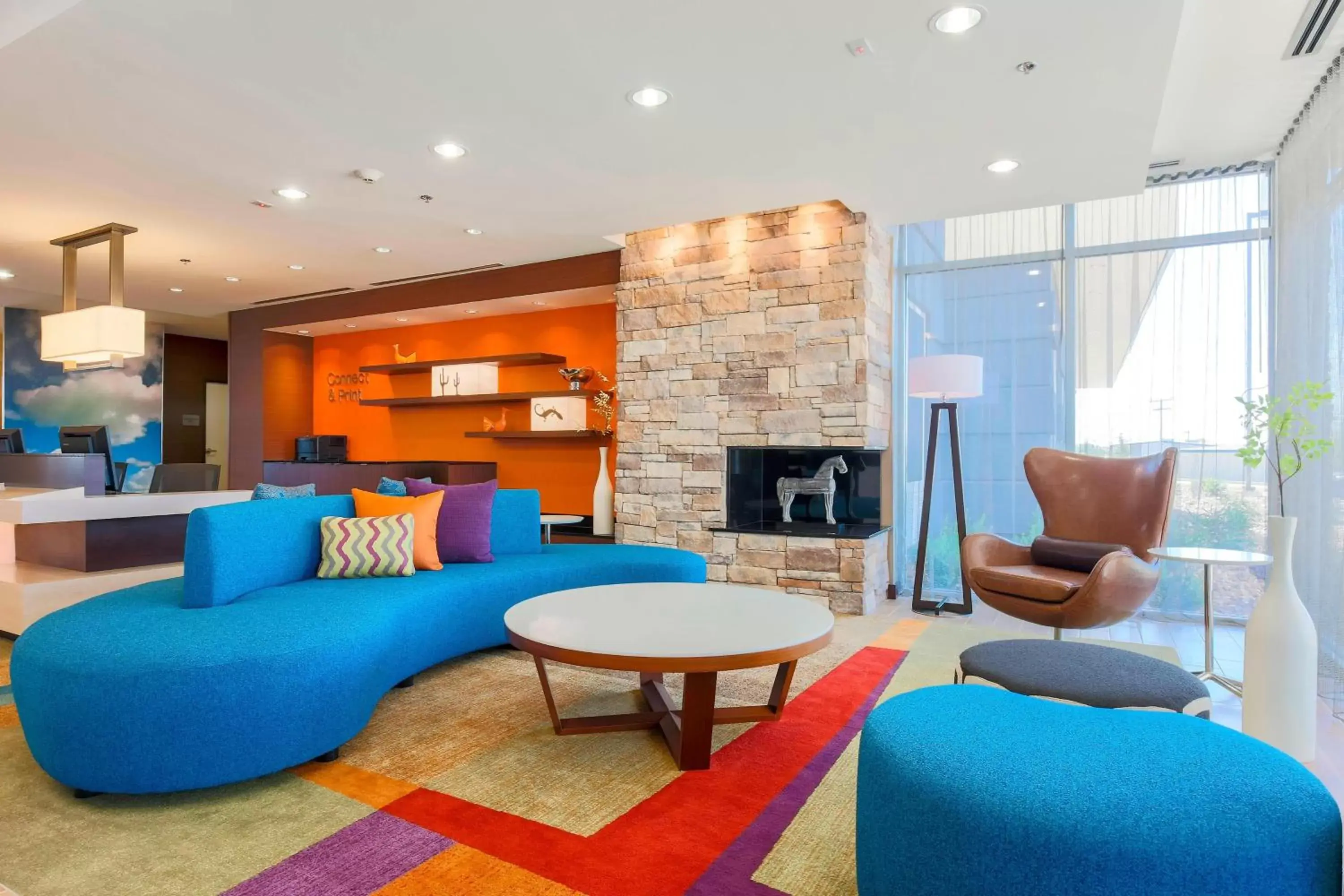 Lobby or reception, Seating Area in Fairfield Inn & Suites by Marriott Pleasanton