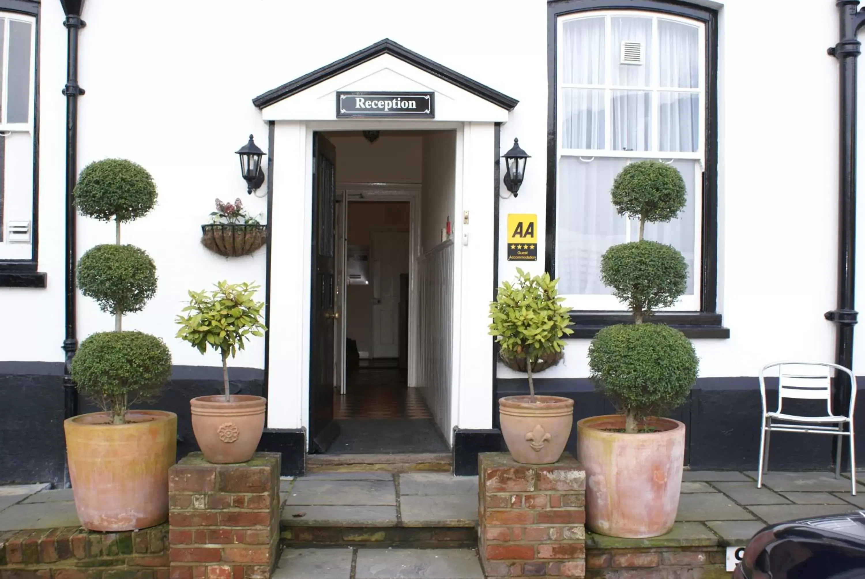 Facade/entrance in Castle House Hotel