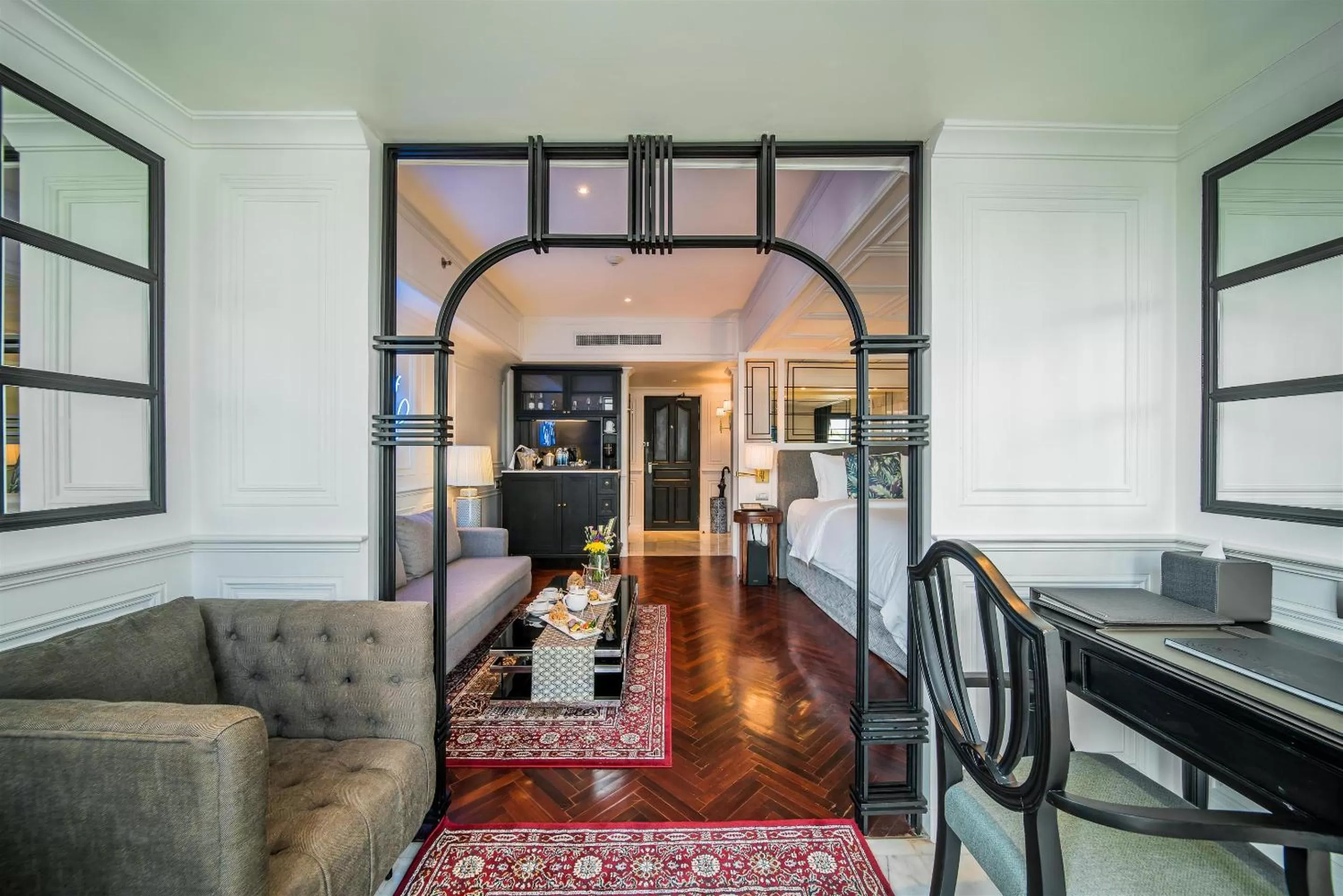 Seating area in Akara Hotel