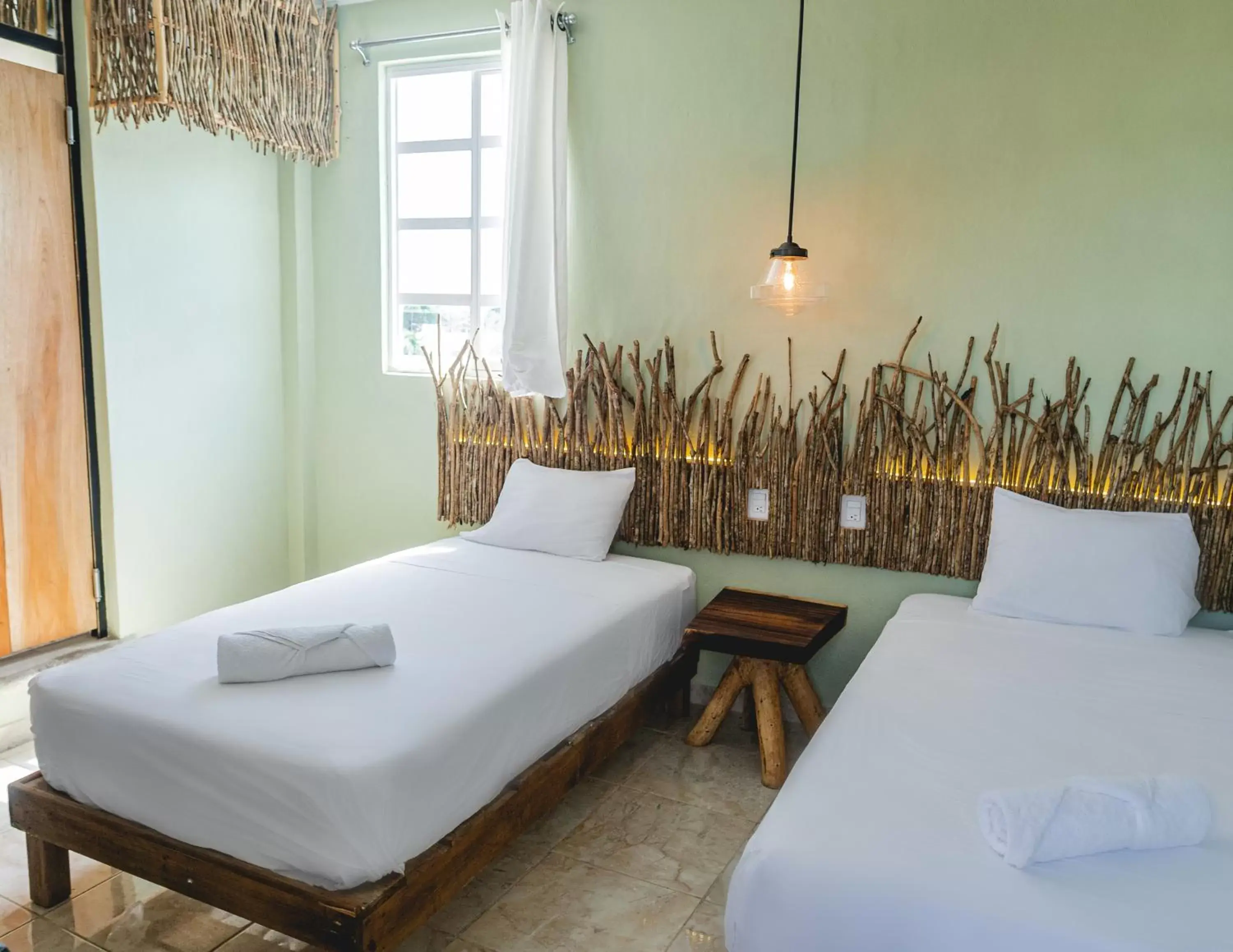 Bedroom, Bed in LA TULUMEÑA Boutique Hotel