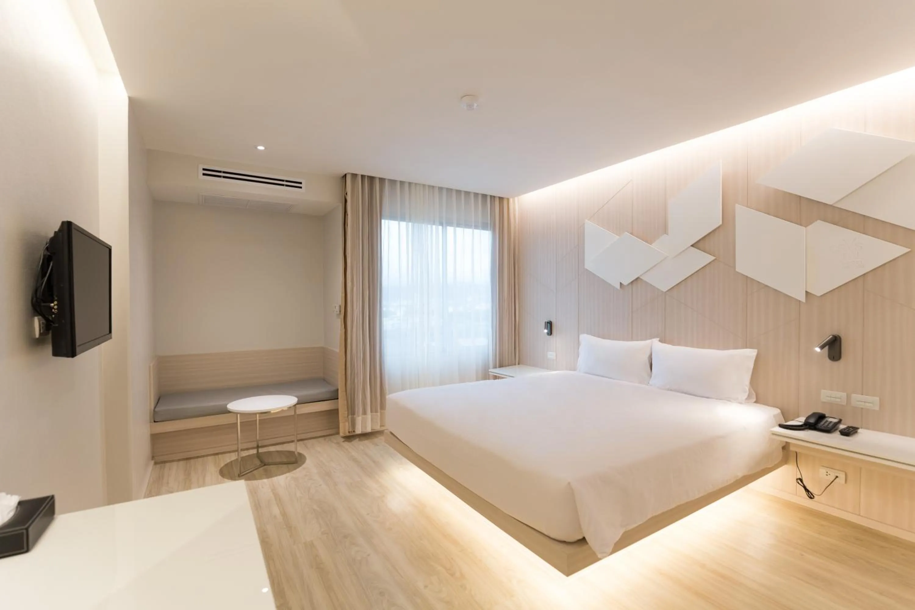 Bed in Crystal Hotel Hat Yai