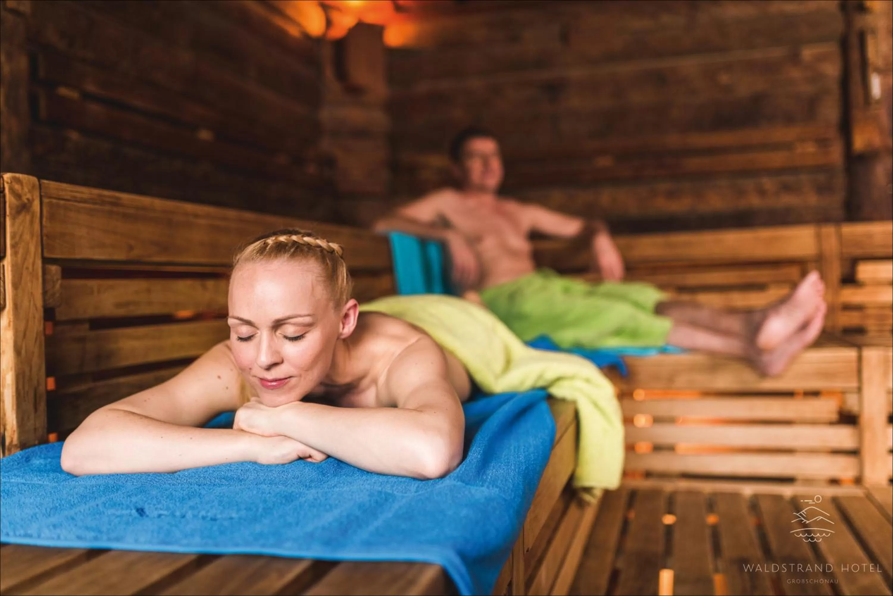 Sauna in Waldstrand-Hotel Großschönau