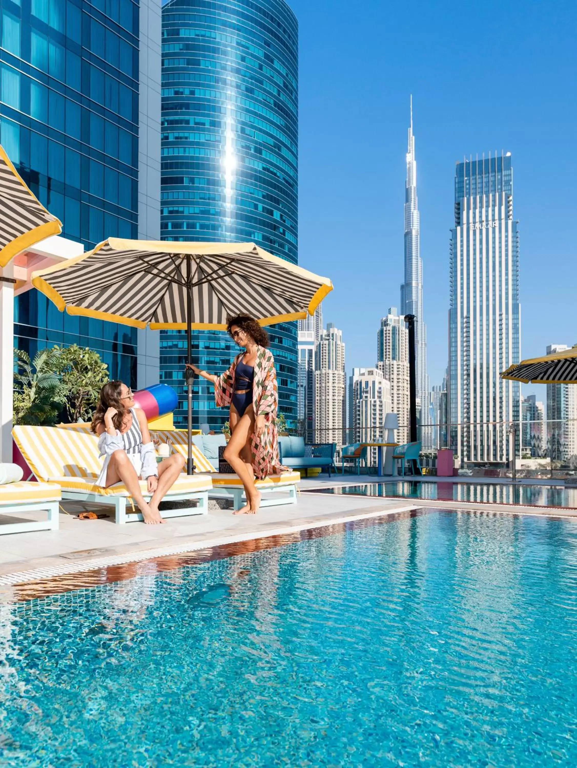 Pool view, Swimming Pool in Pullman Dubai Downtown