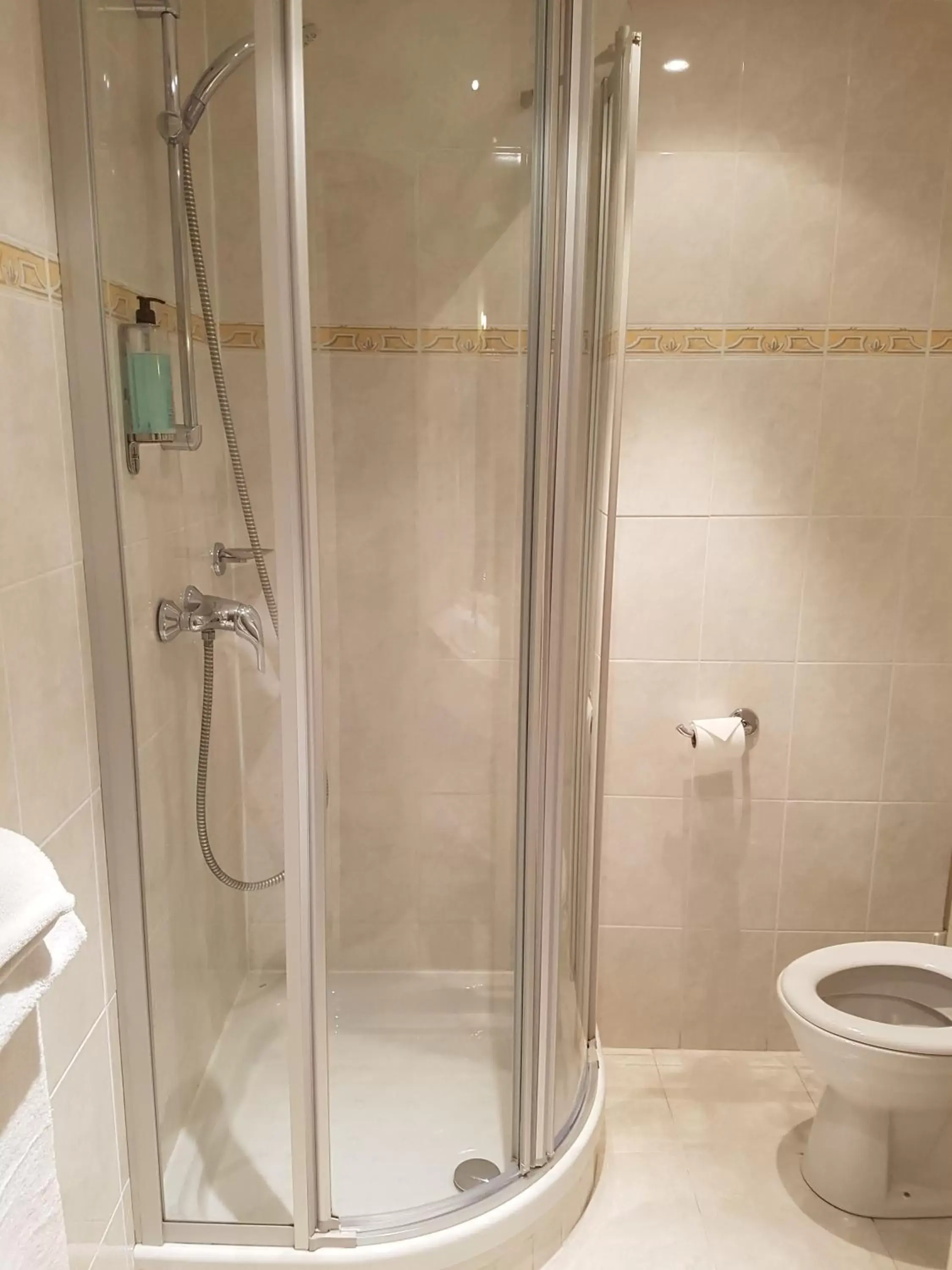 Shower, Bathroom in Hôtel Le Mozart