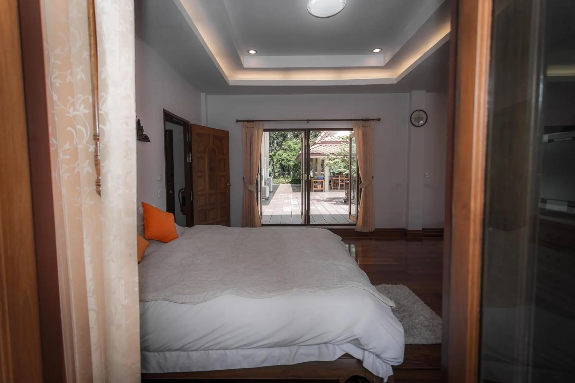 Bed in Thararin Villa