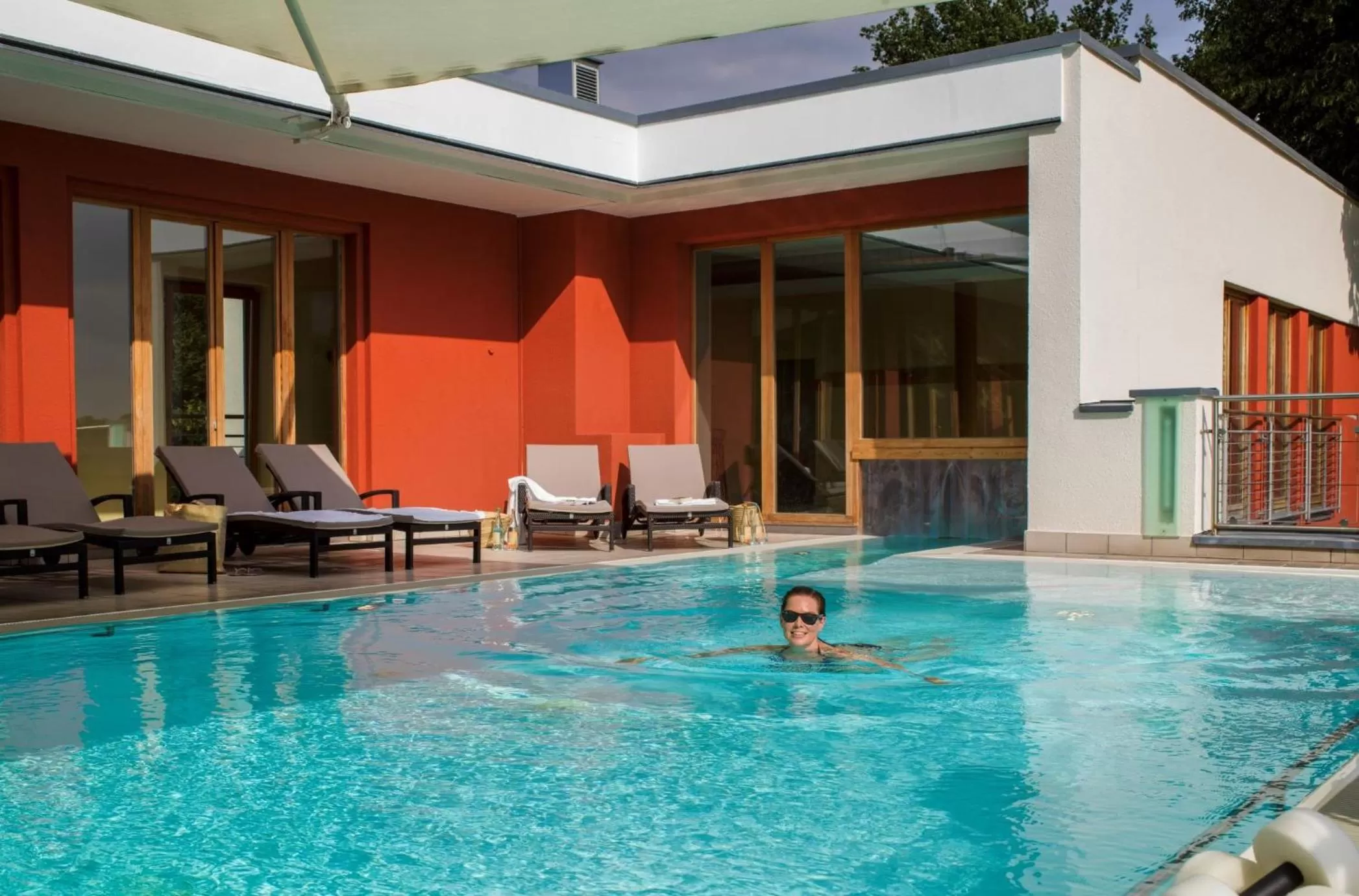 Spa and wellness centre/facilities in Bio Thermalhotel Falkenhof
