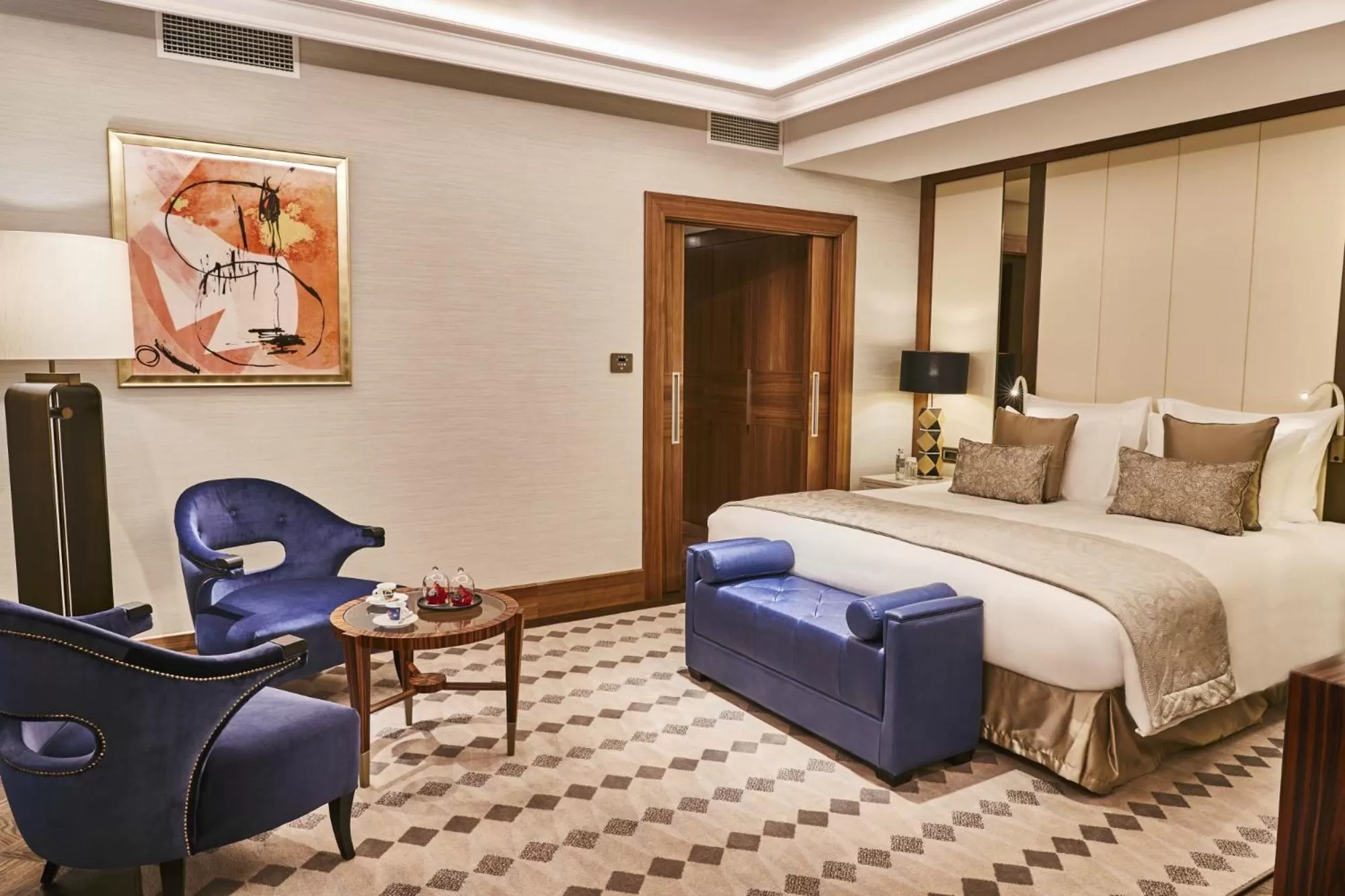 Bedroom, Bed in Grand Hotel Kempinski Riga