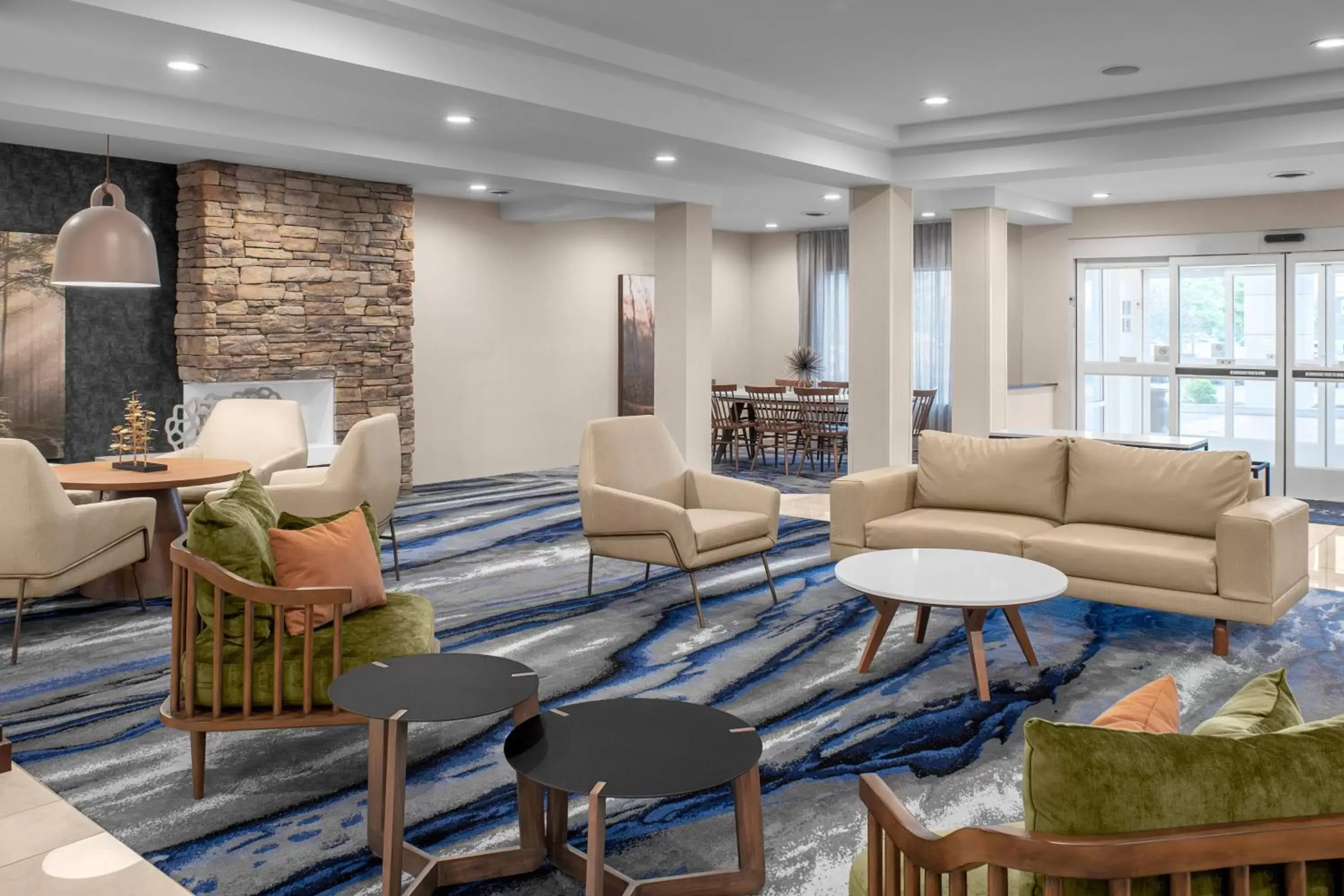 Lobby or reception, Seating Area in Fairfield by Marriott Inn & Suites Columbus Hilliard