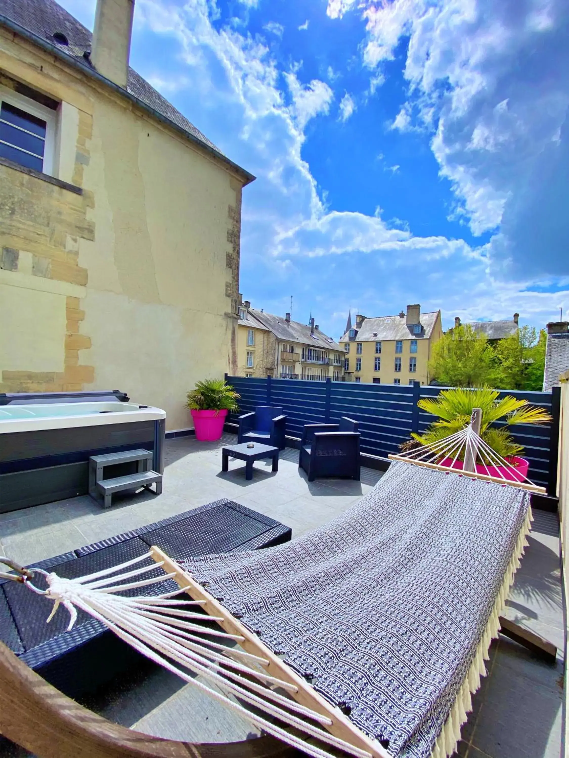 Balcony/Terrace in Grand Hotel du Luxembourg