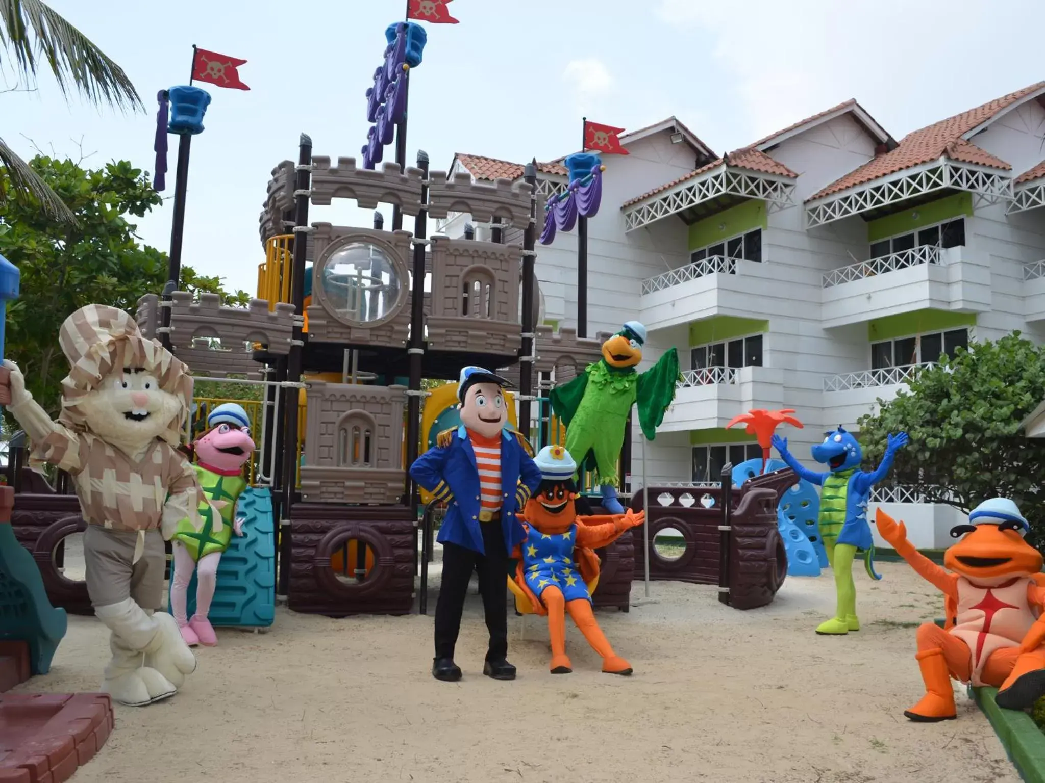 Children play ground, Children's Play Area in Hotel Las Americas Casa de Playa