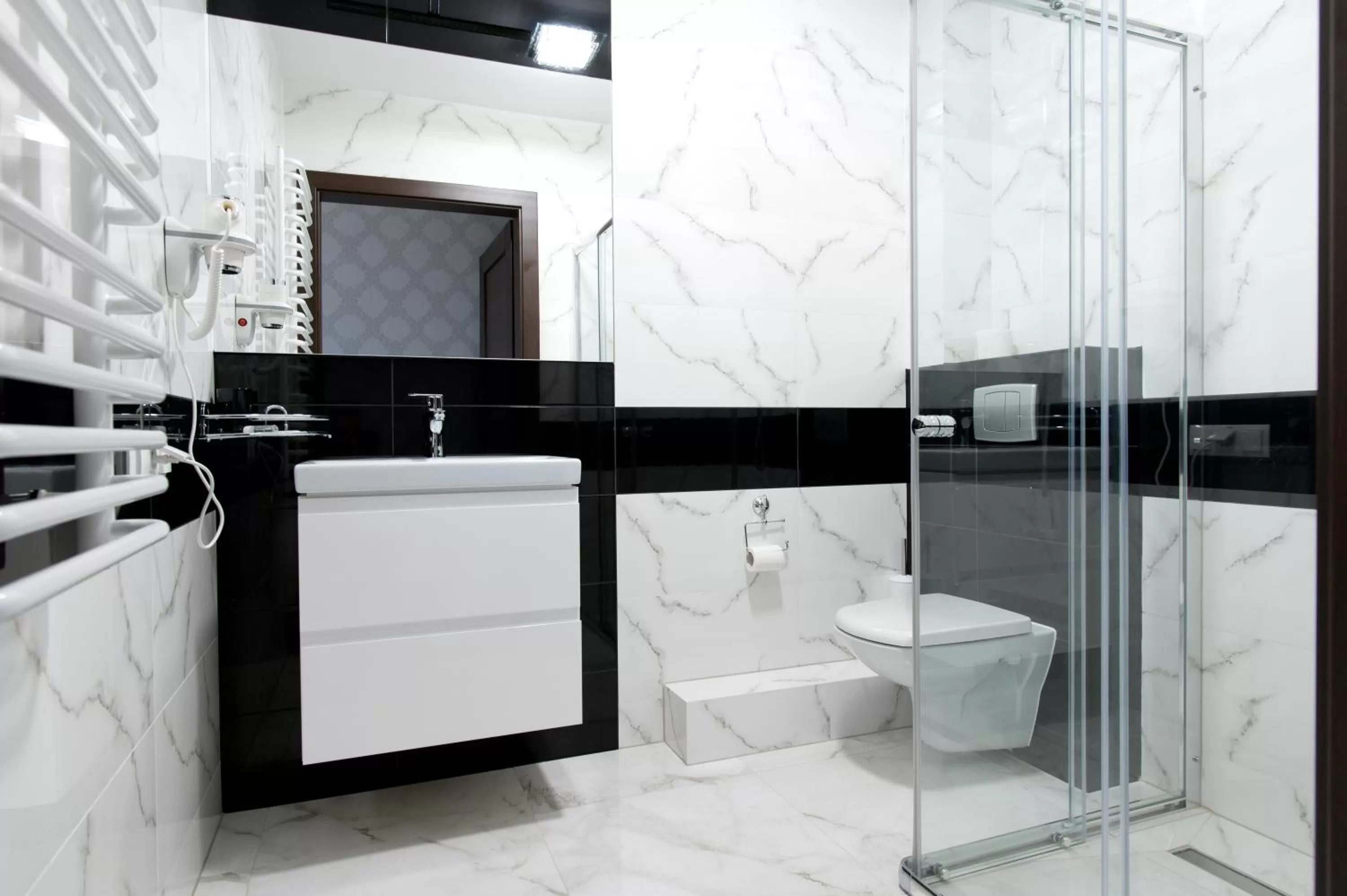 Bathroom in Hotel Campari