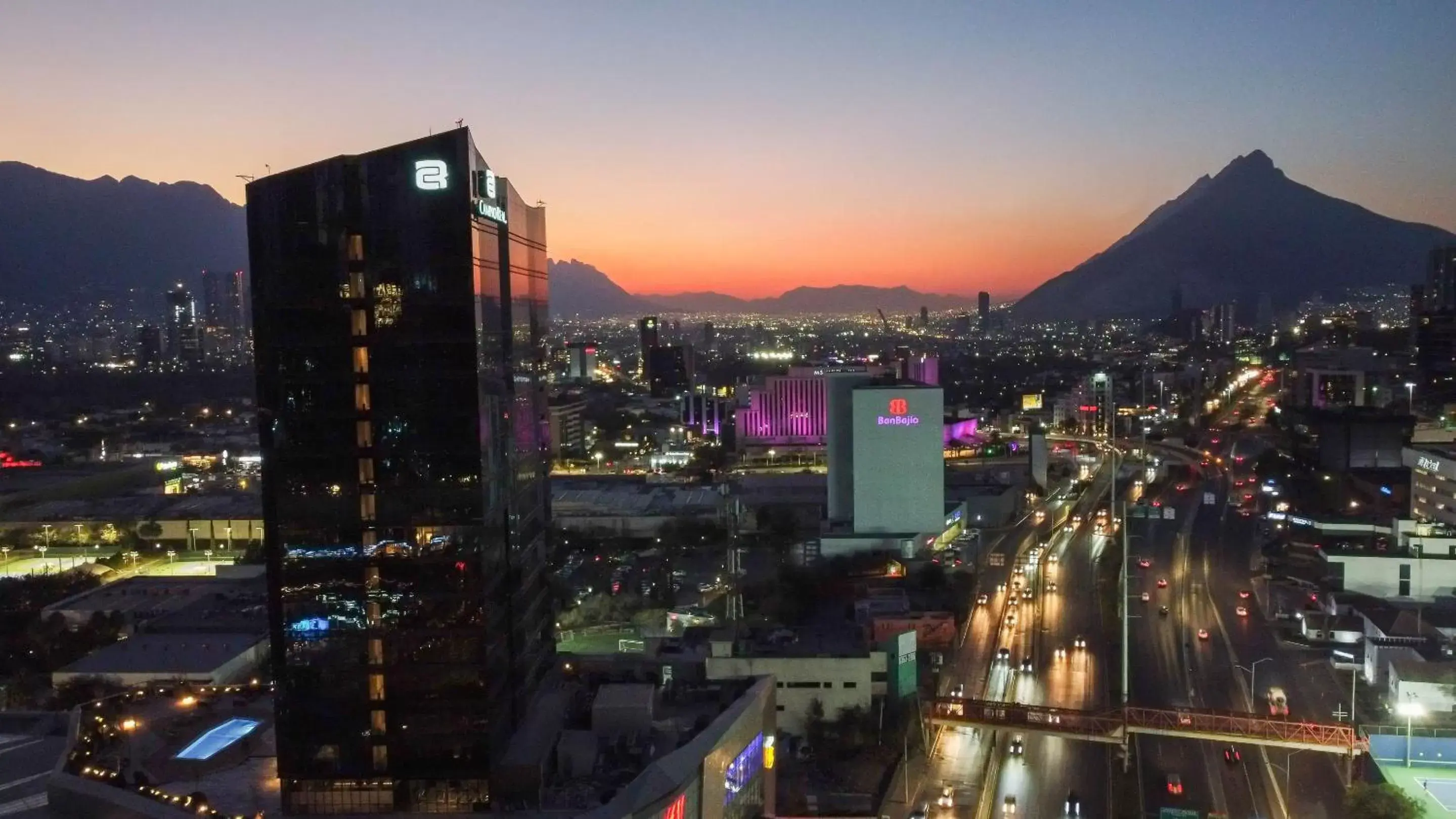 Bird's eye view in Camino Real Fashion Drive Monterrey