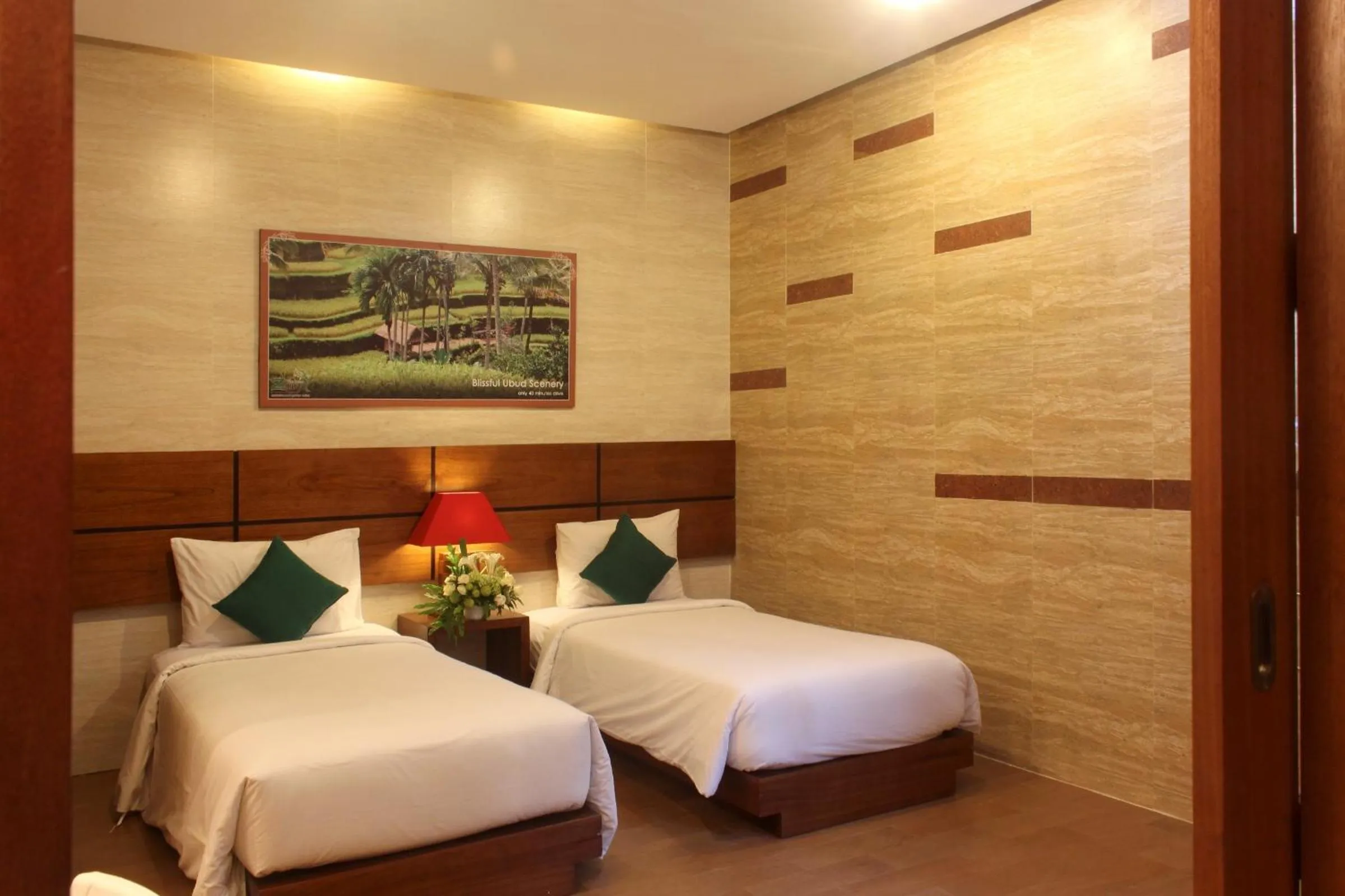 Bed in The Green Zhurga Suite Seminyak