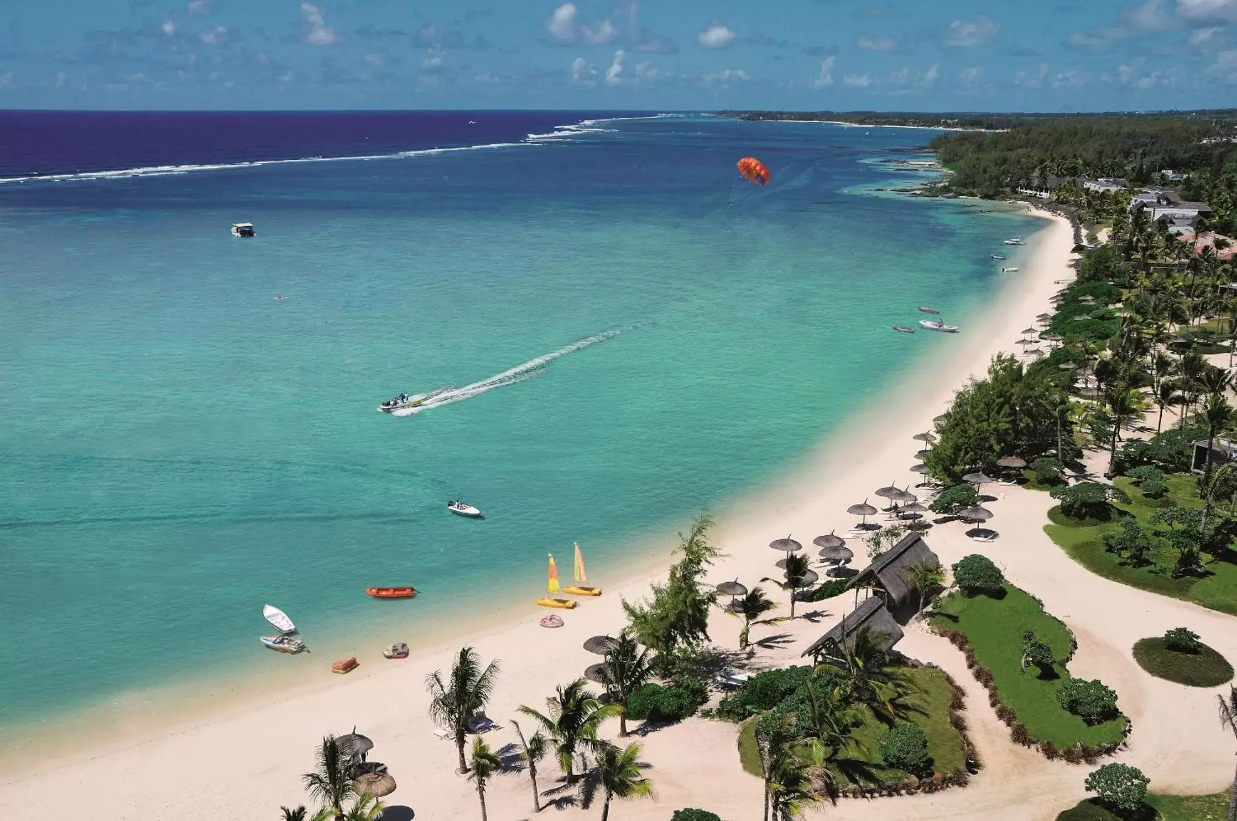 Day, Bird's-eye View in Long Beach Mauritius