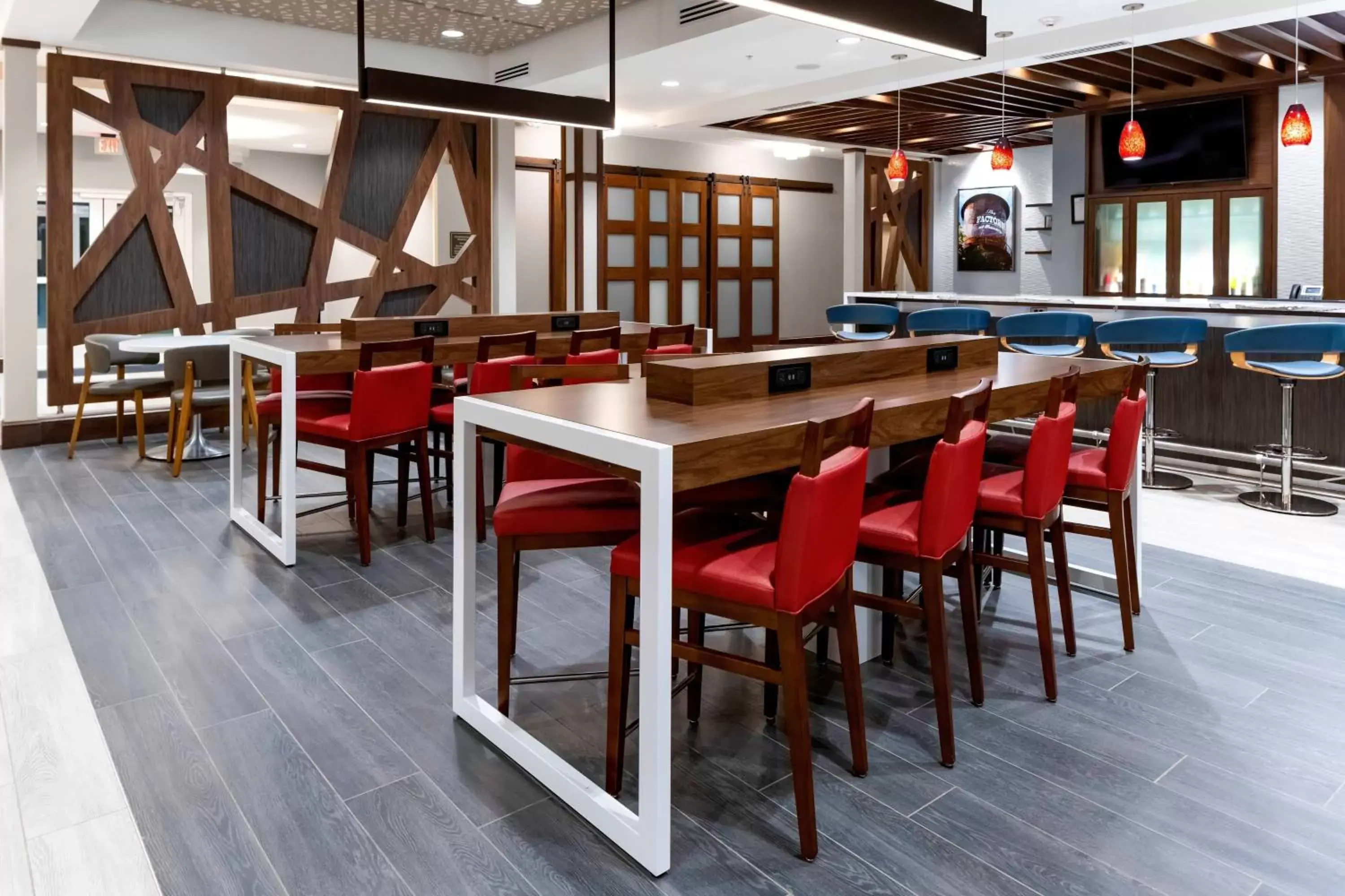 Lobby or reception, Restaurant/Places to Eat in Residence Inn Franklin Berry Farms