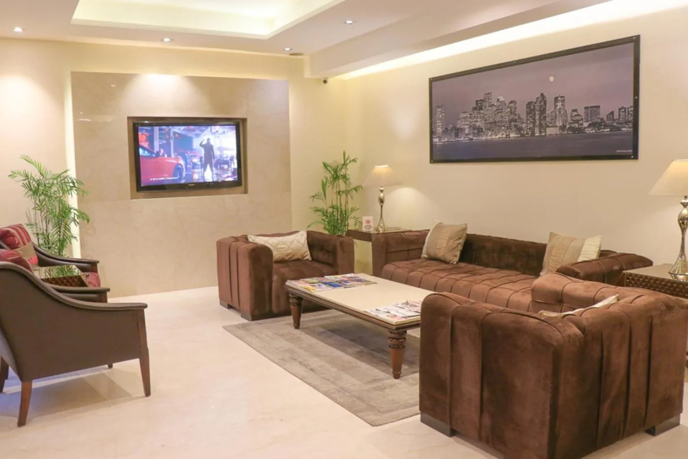 Seating area in Hotel Eternity