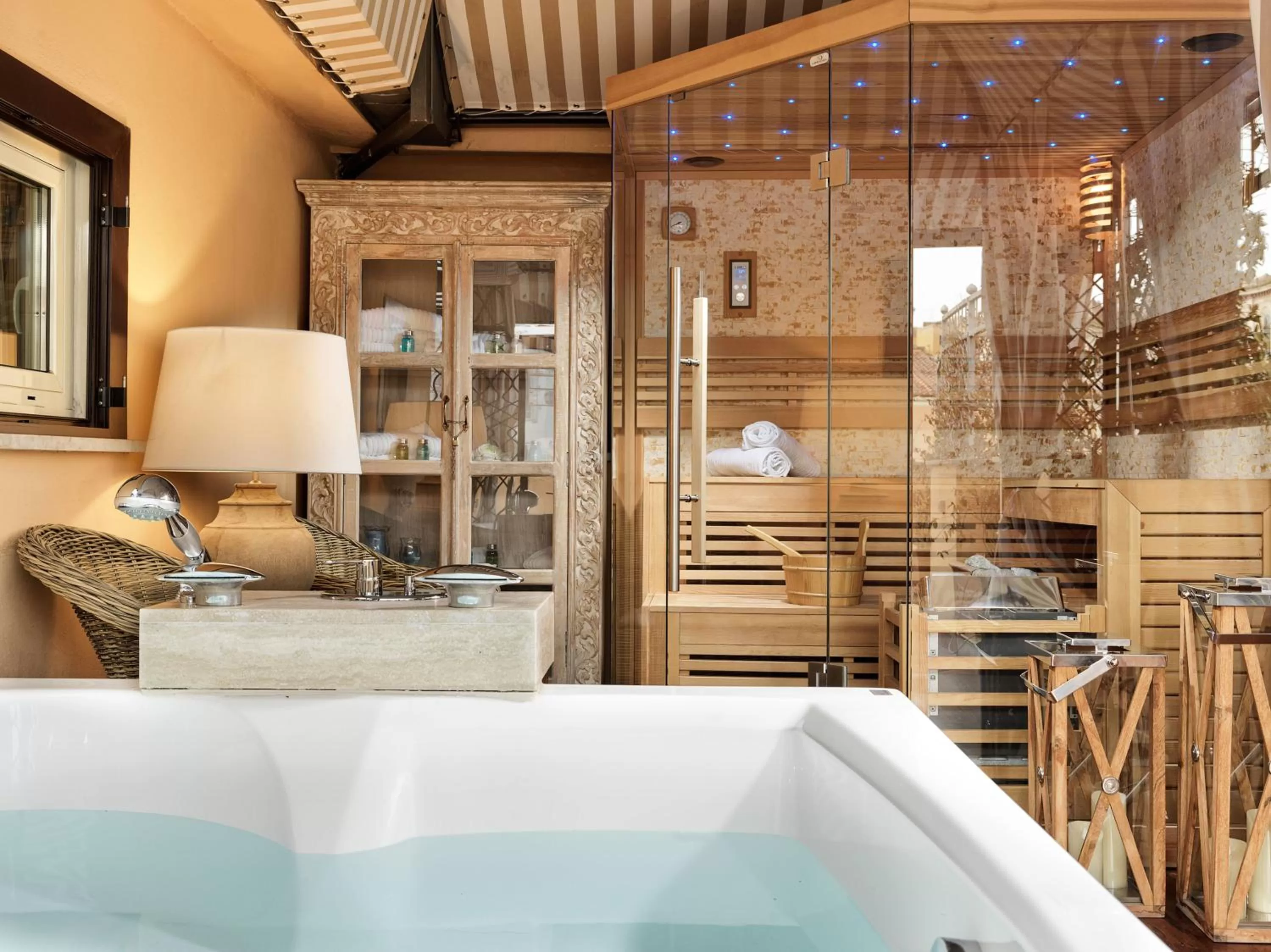 Sauna in Hotel Barocco