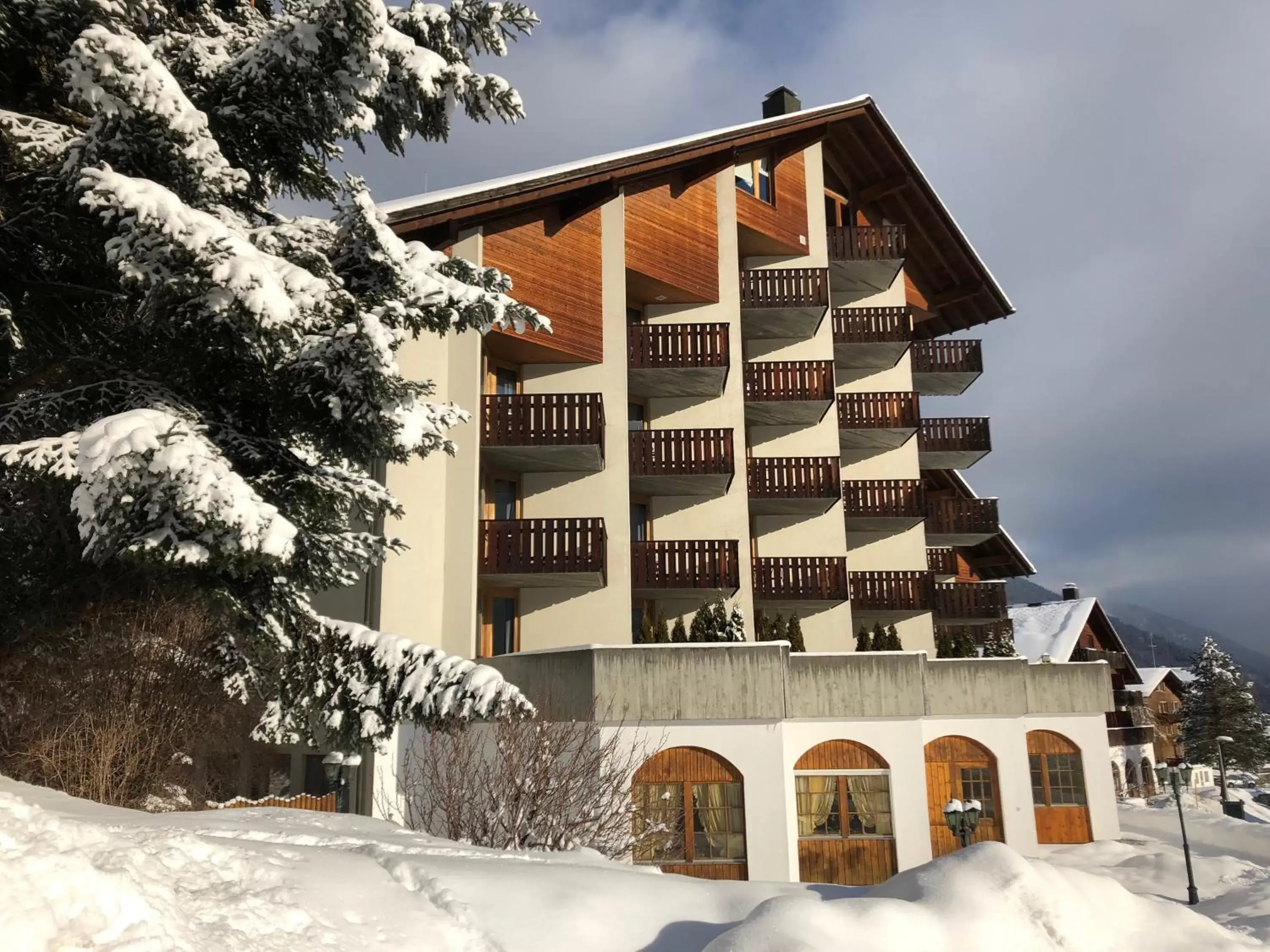 Property building, Winter in Catrina Hotel