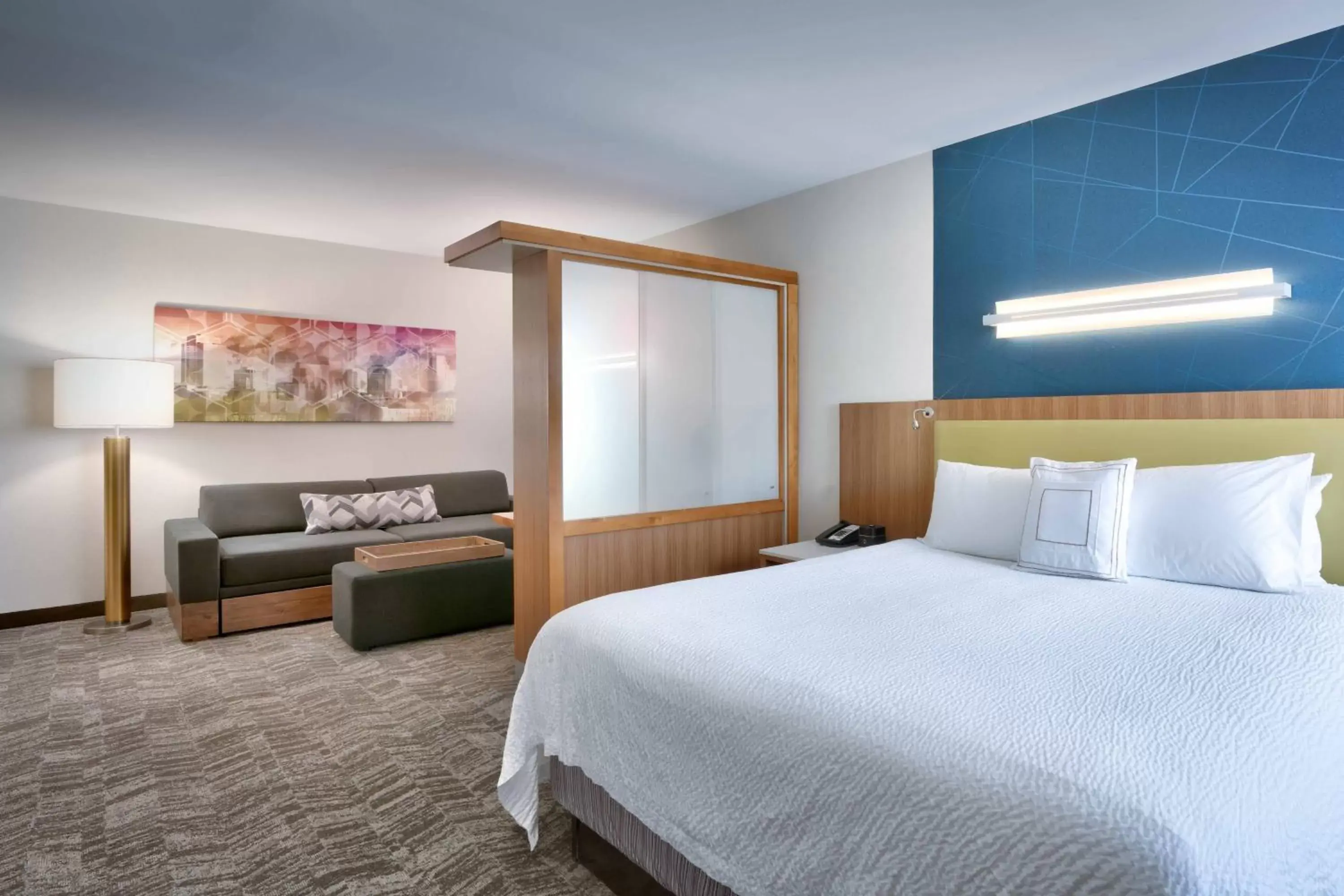 Bedroom, Bed in SpringHill Suites by Marriott Salt Lake City Draper