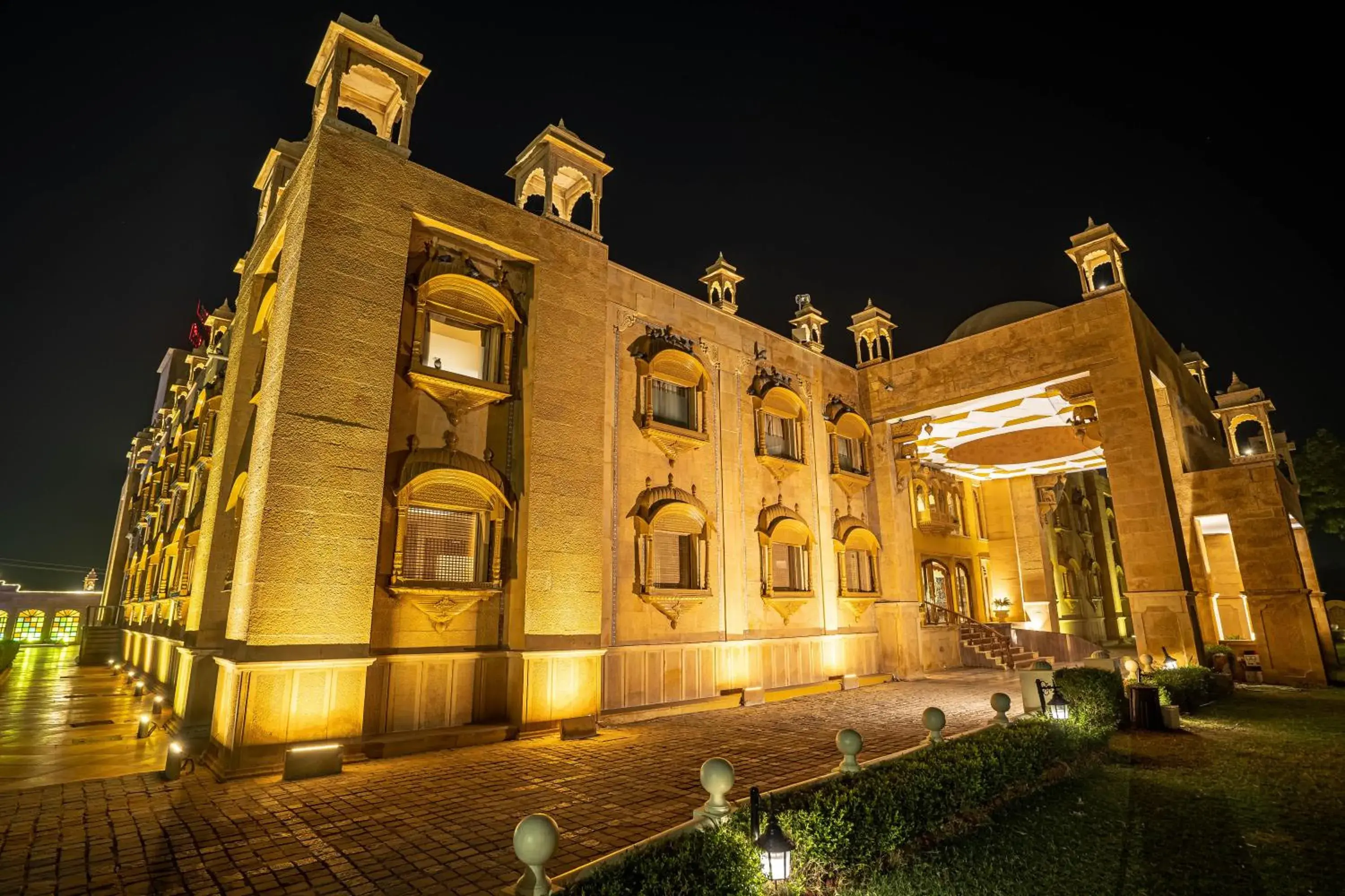 Property Building in Chokhi Dhani - The Palace Hotel