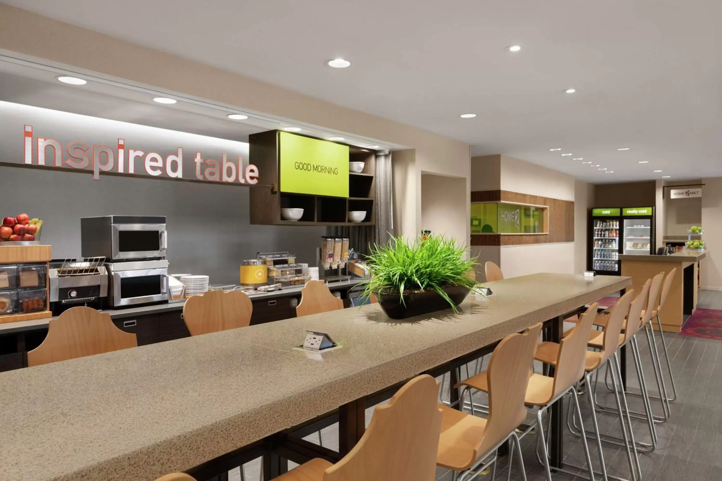 Breakfast in Home2 Suites By Hilton Savannah Airport