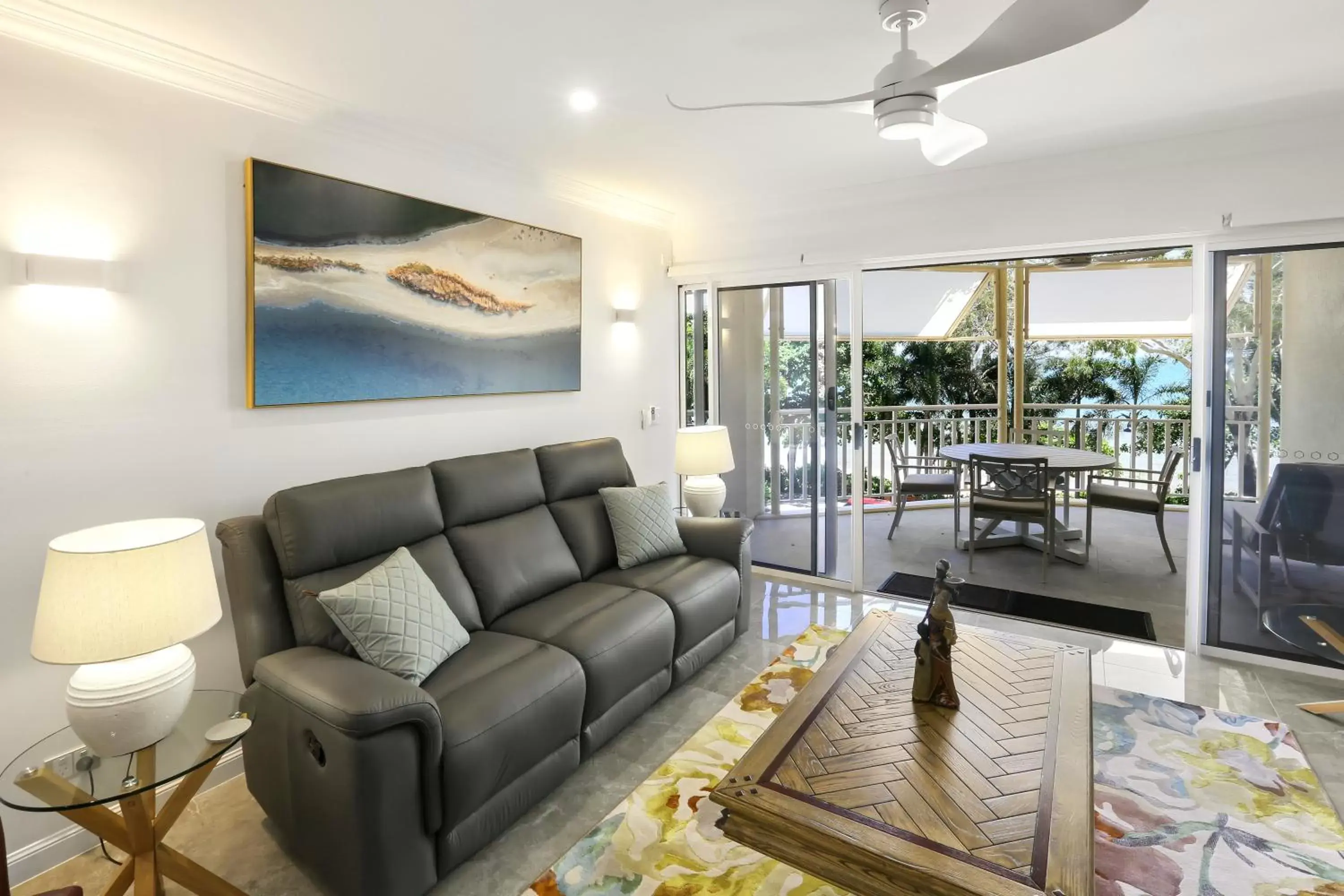 Living room, Seating Area in On The Beach