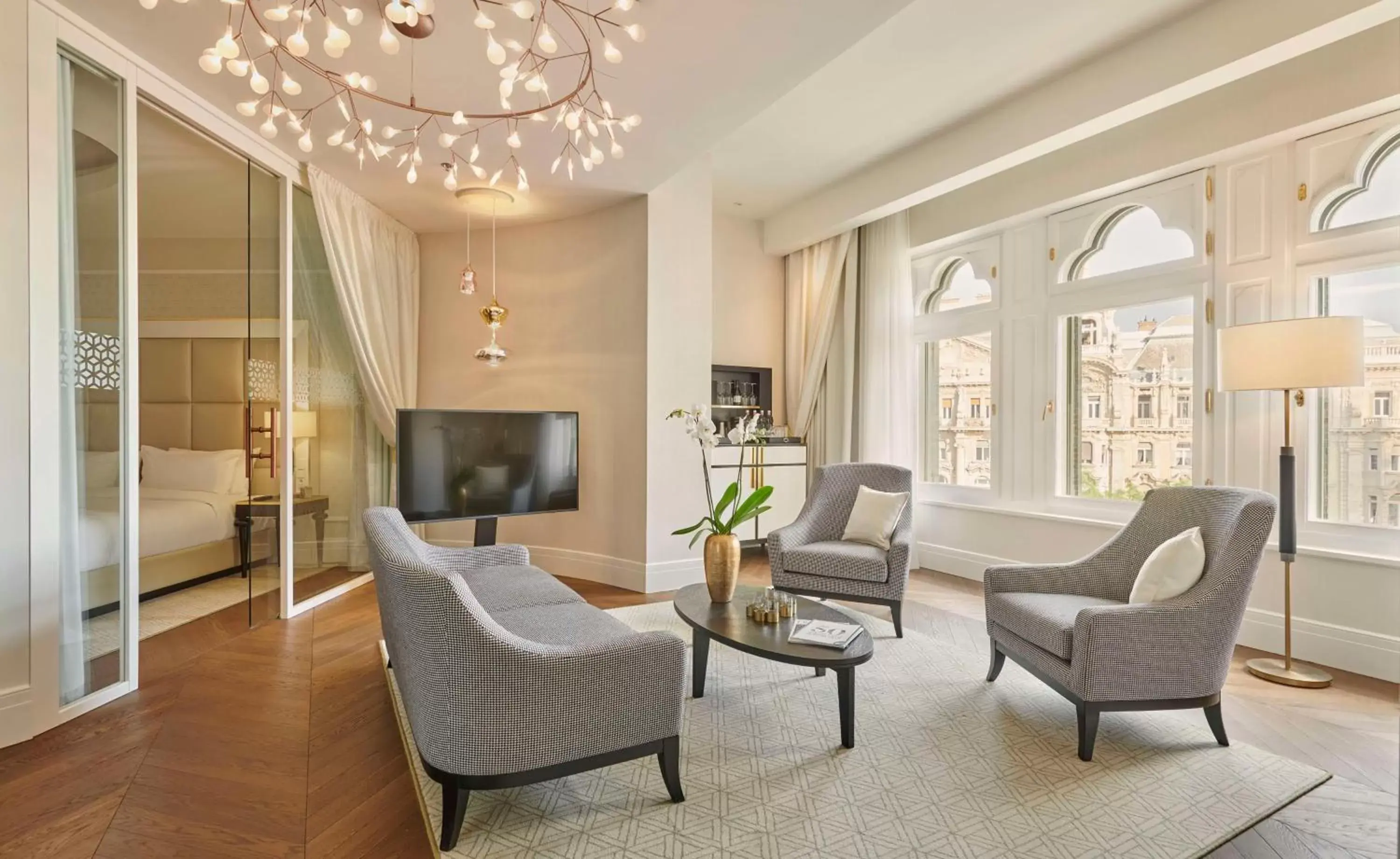 Photo of the whole room, Seating Area in Párisi Udvar Hotel Budapest, part of Hyatt