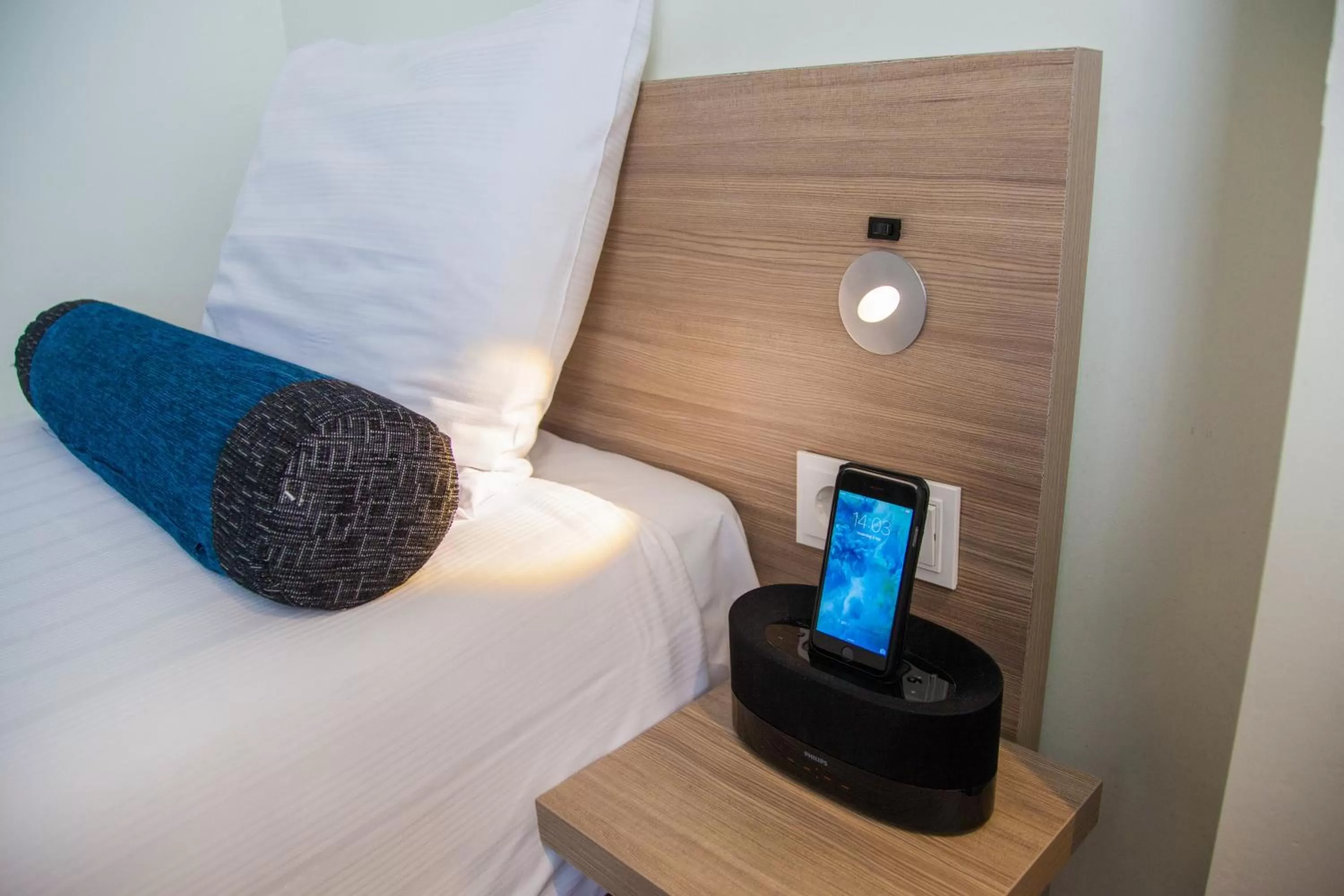 Bed in Hotel Library Amsterdam