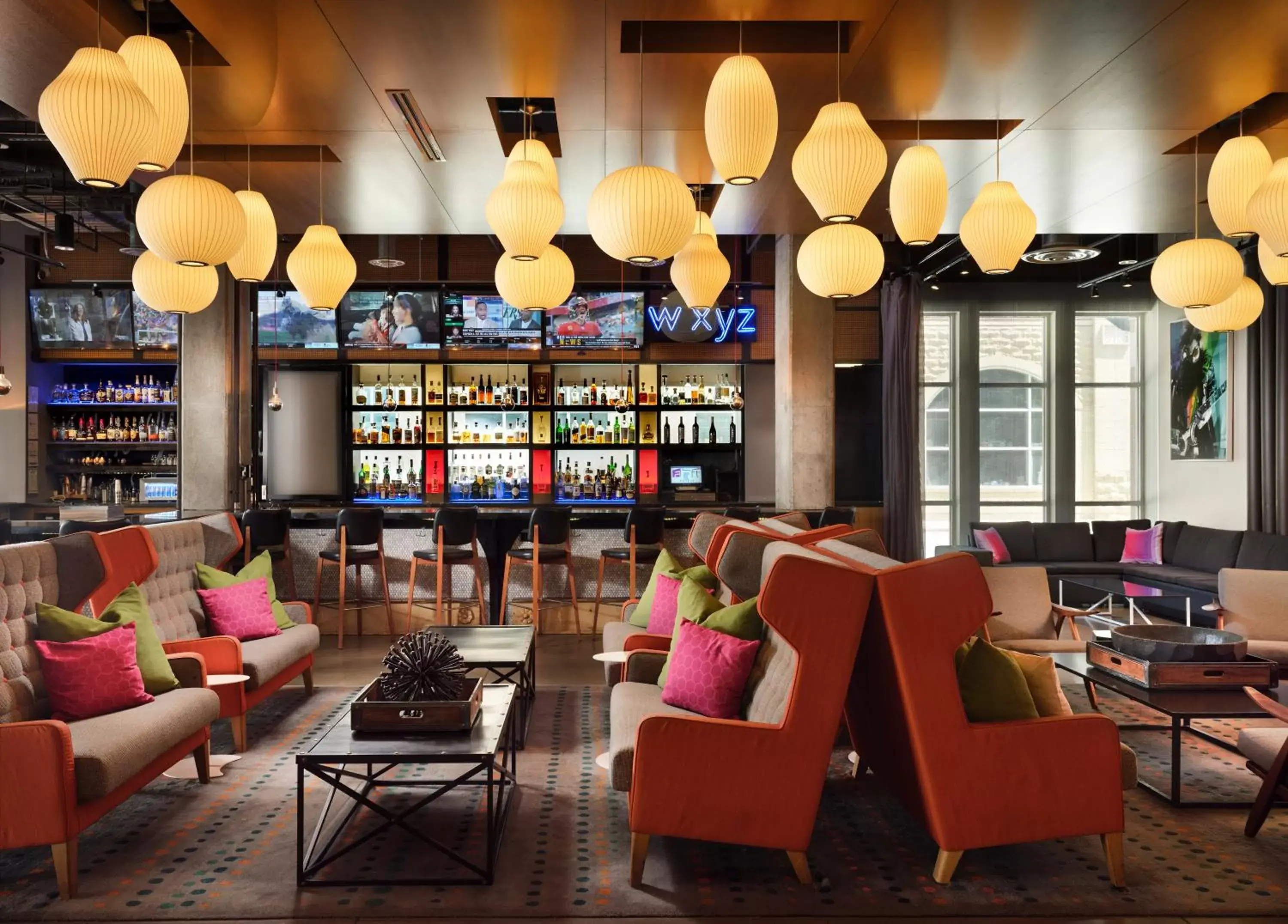 Lobby or reception, Lounge/Bar in Aloft Louisville Downtown