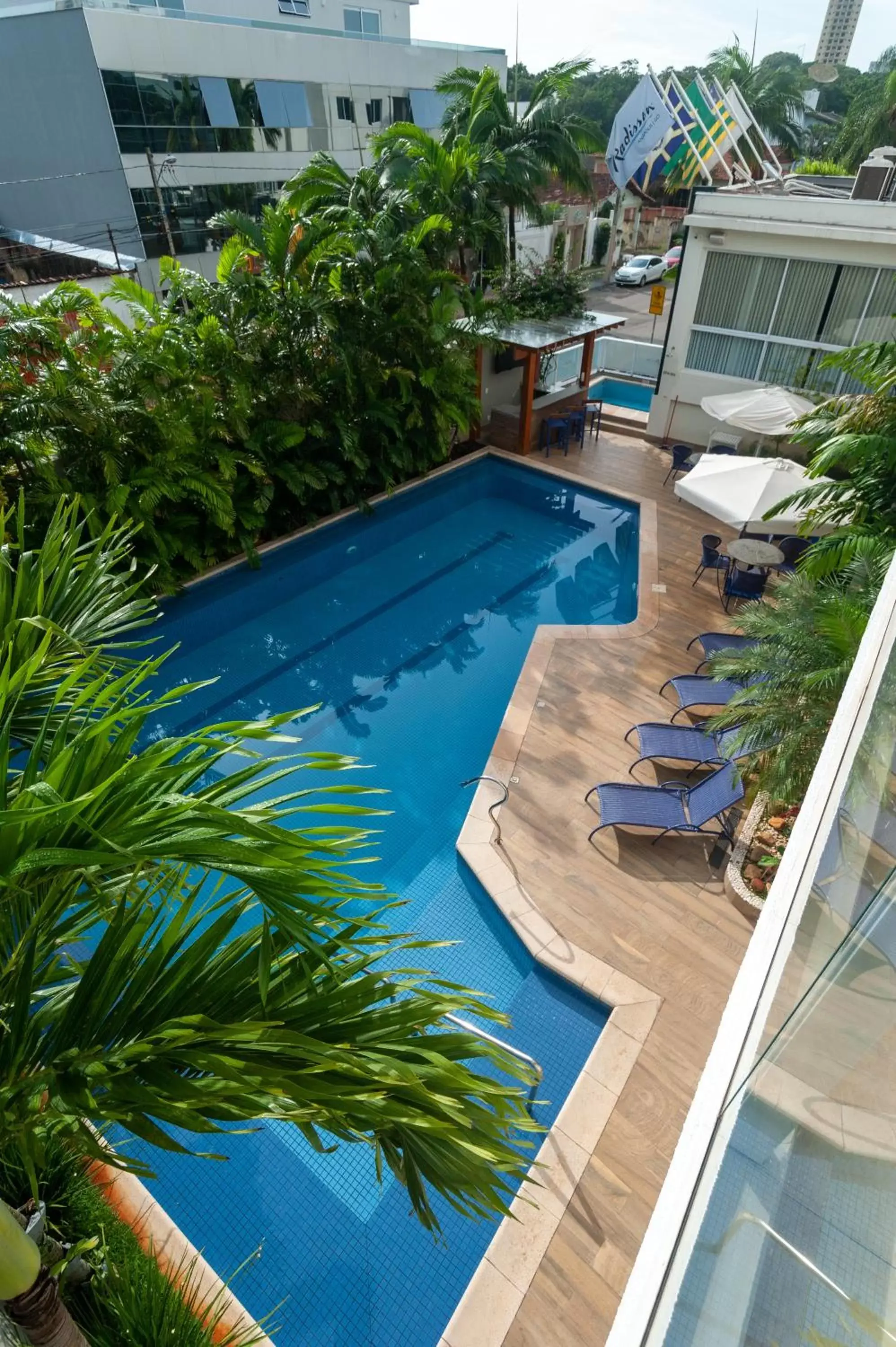 Swimming pool, Pool View in Radisson Hotel Anápolis