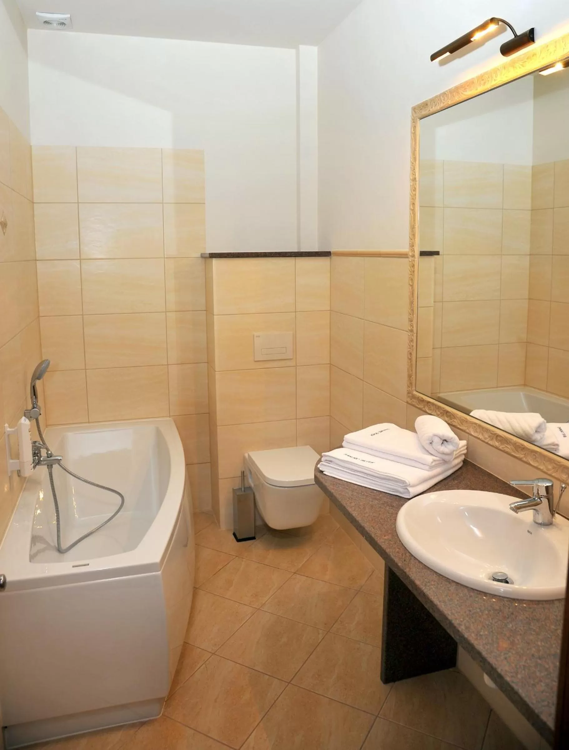 Bathroom in Hotel Sandro Silver & Spichlerz Antoniny