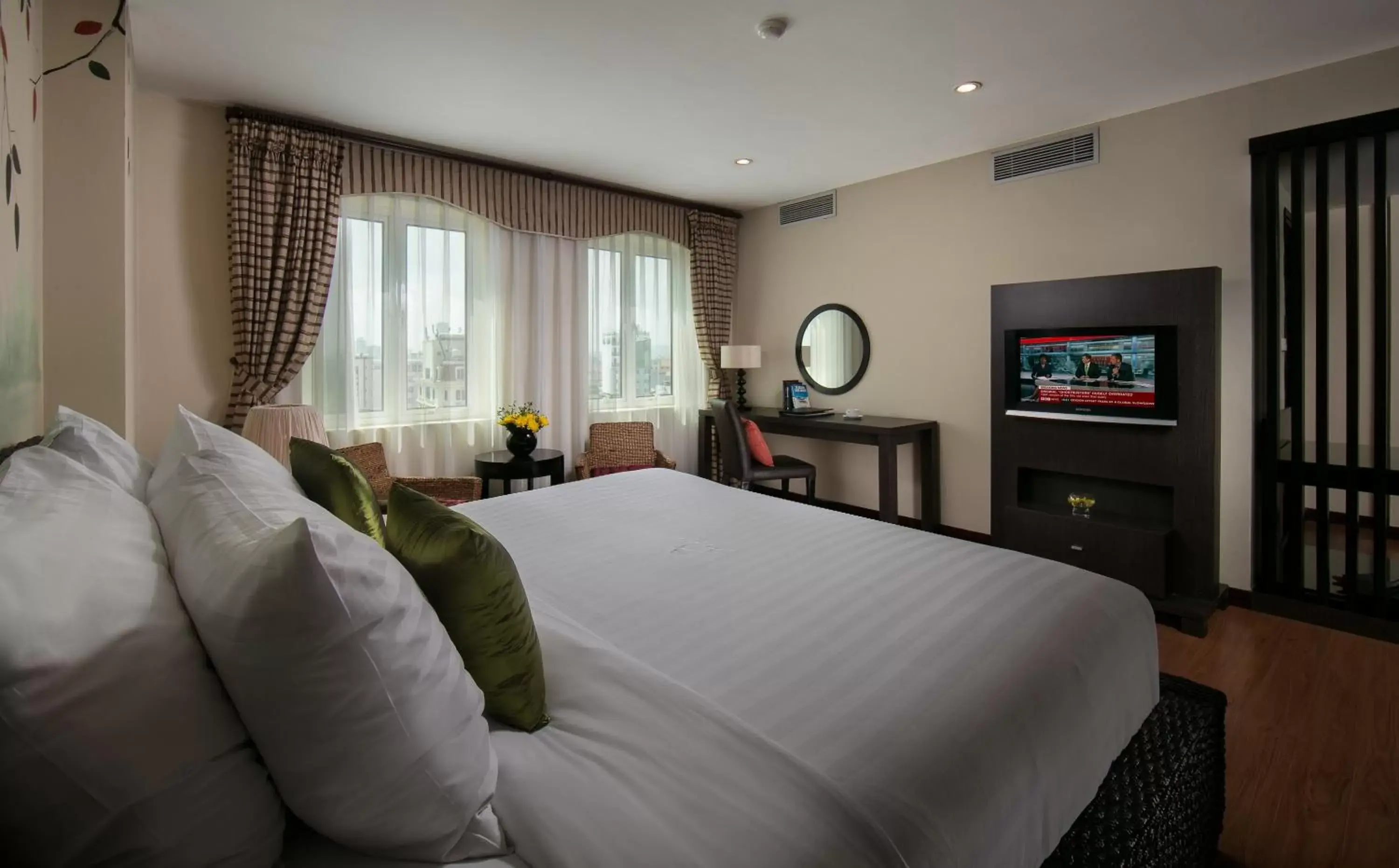 TV and multimedia, Bed in Anise Hotel & Spa Hanoi